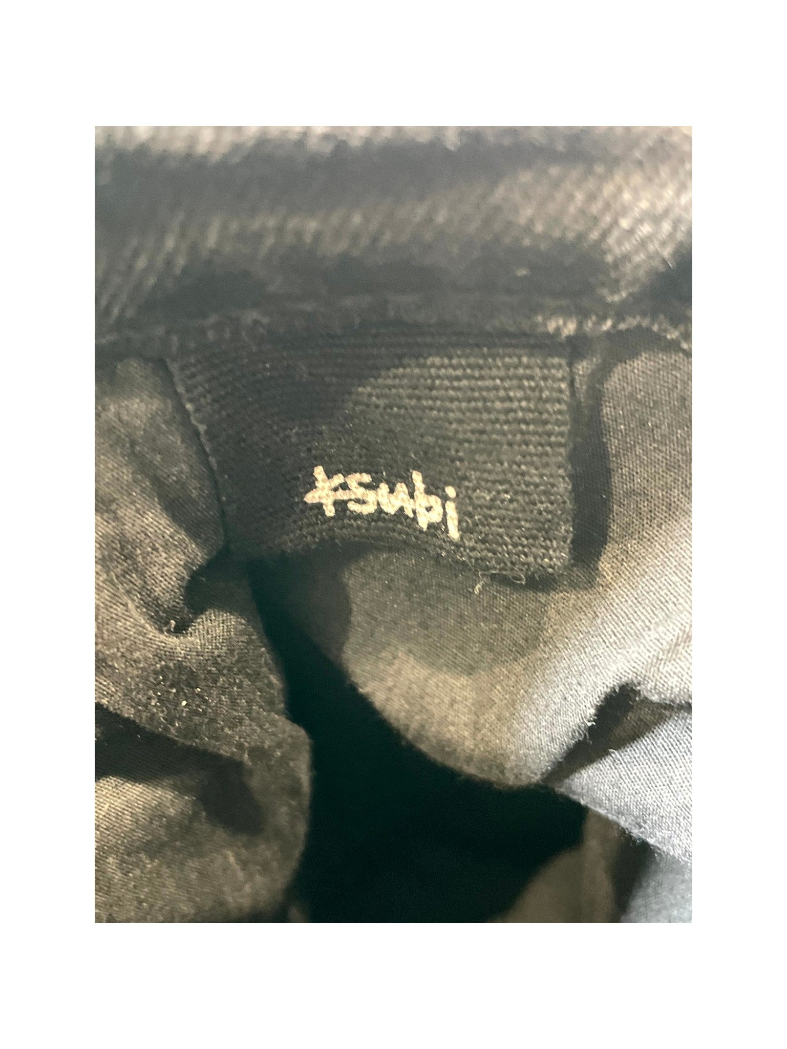Ksubi Writing Ripped Black Wash Jeans