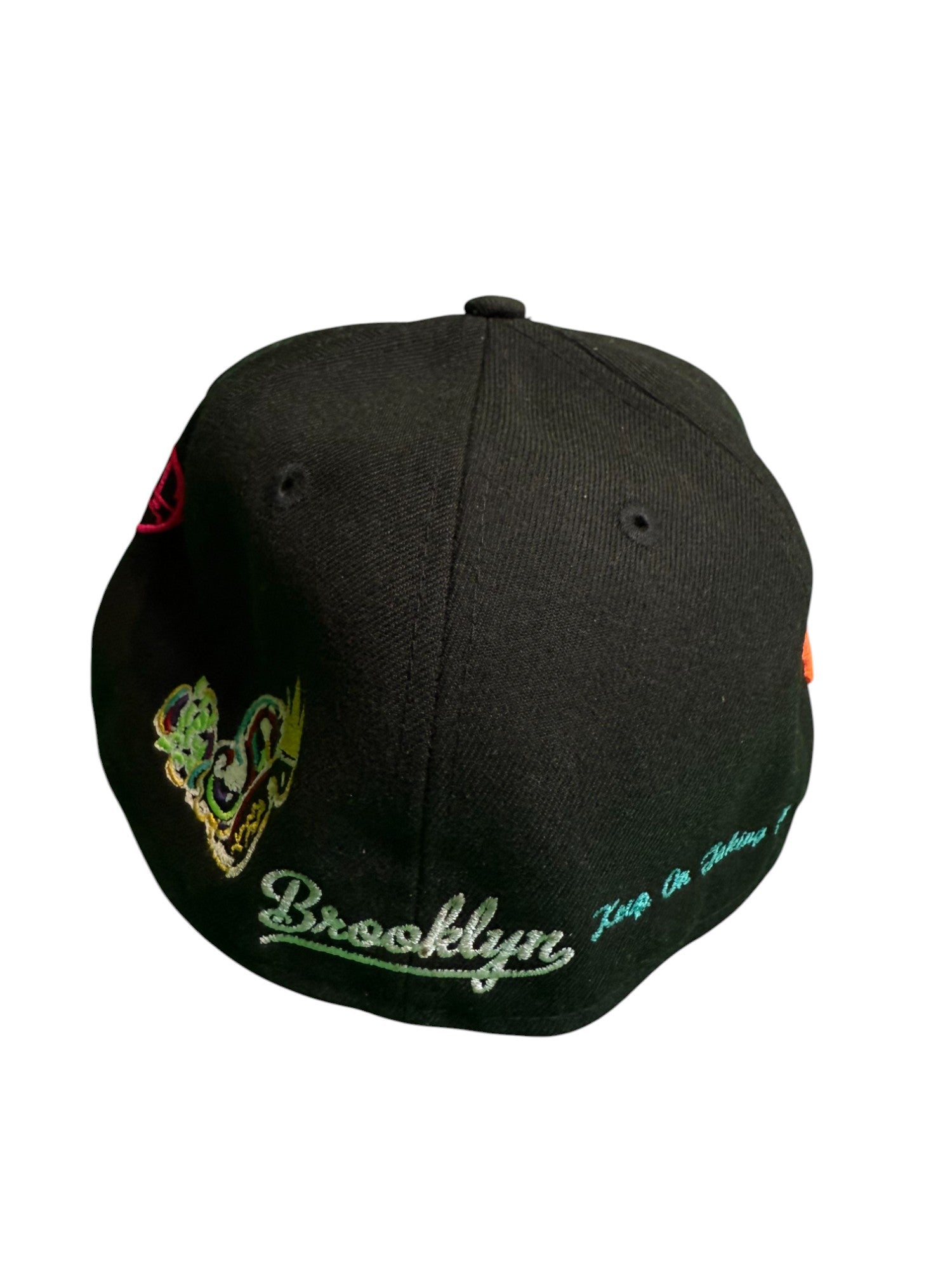 New Era "Slow Bucks" Brooklyn Fitted Black & Grey Cap