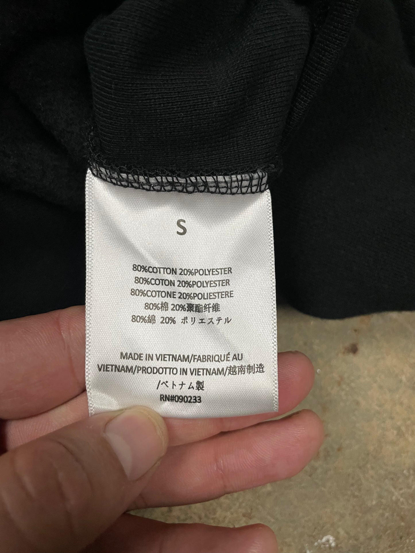 Essentials Hoodie FOG Black Small Used
