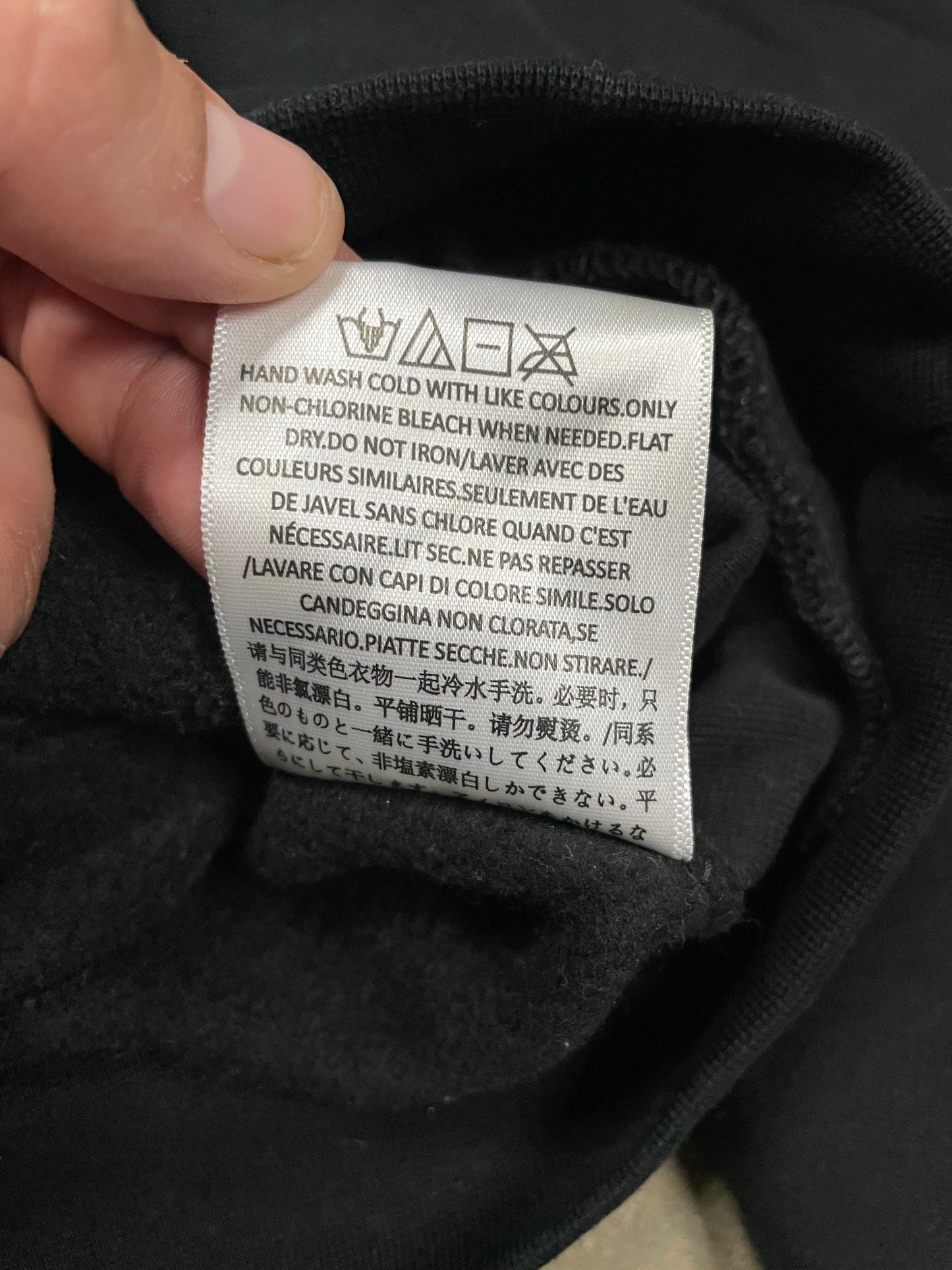 Essentials Hoodie FOG Black Small Used