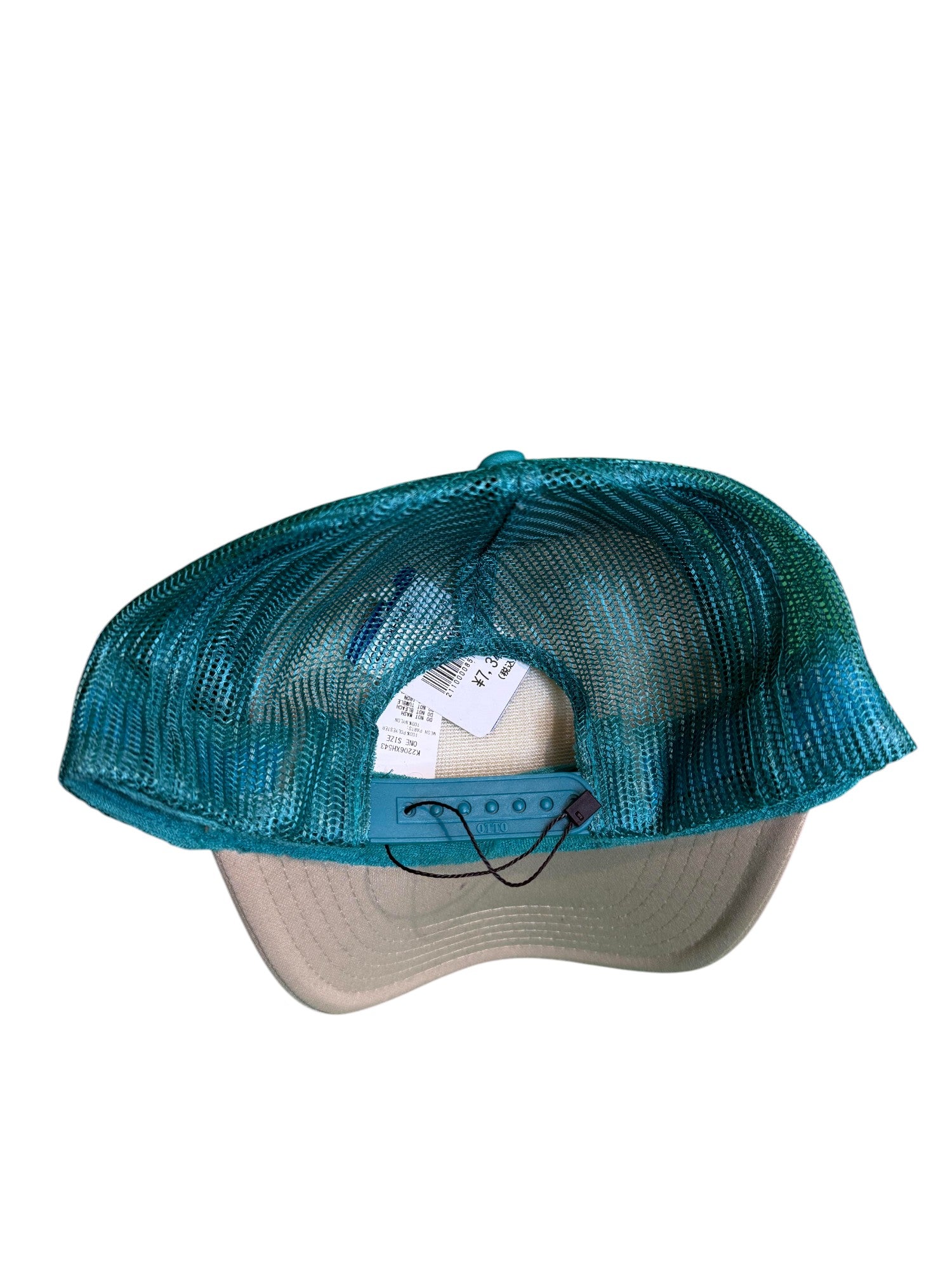 Kapital Teal & Tan Trucker Cap