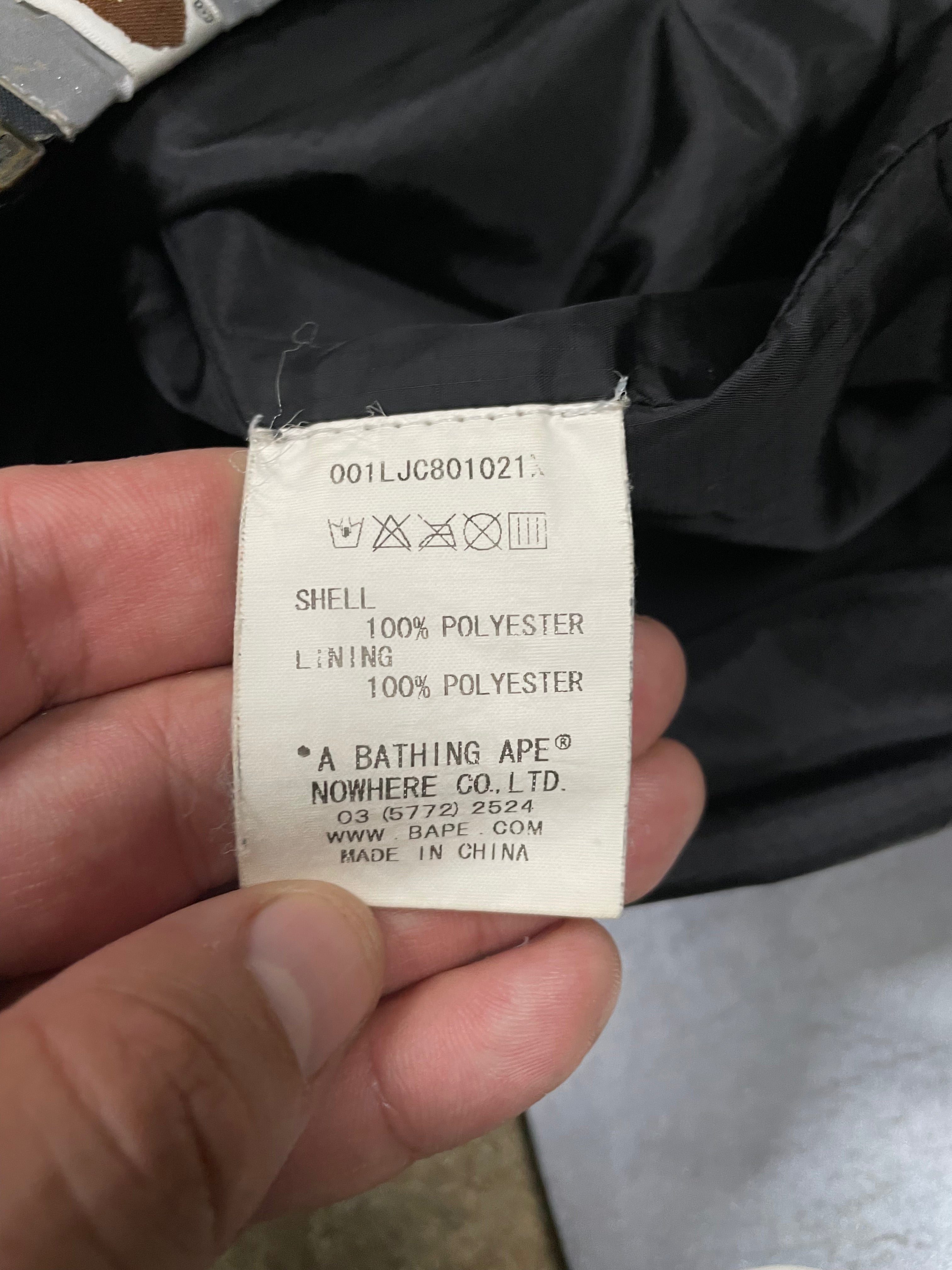 Bape Reflective Zip Up Medium Used