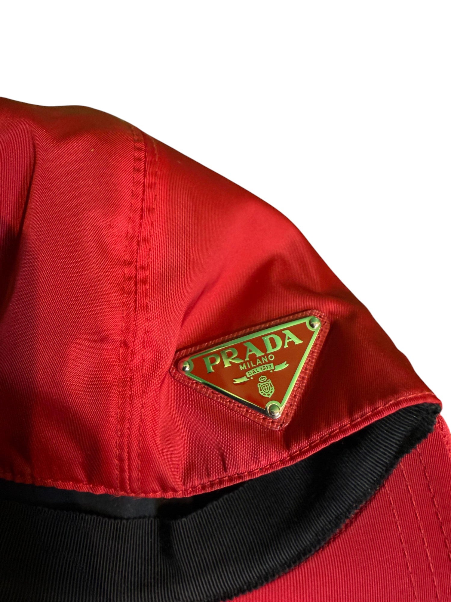 Prada Nylon Red Cap