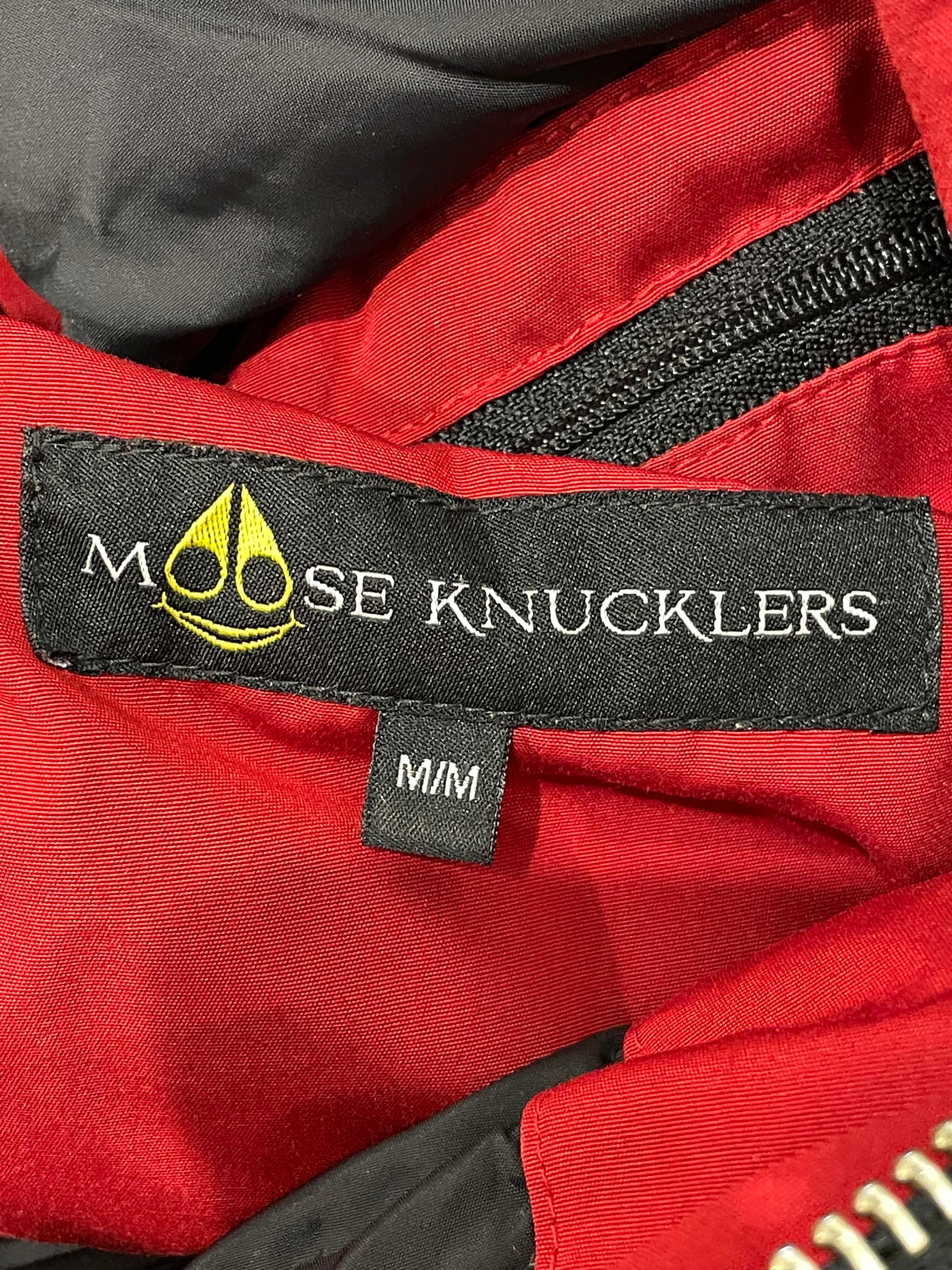 Moose Knuckle Red Fur Lined Coat Kids