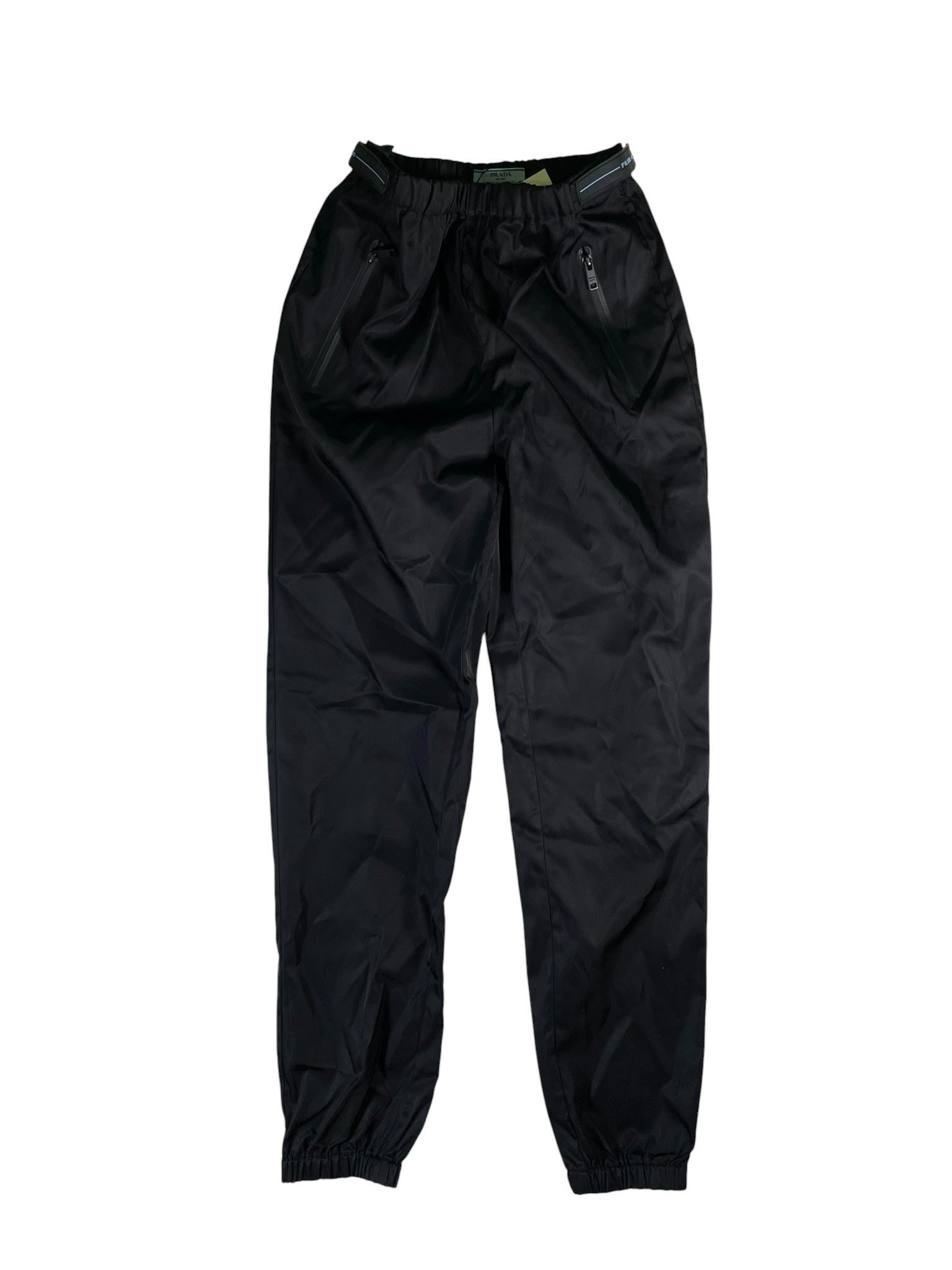 Prada Black Nylon Track Pants
