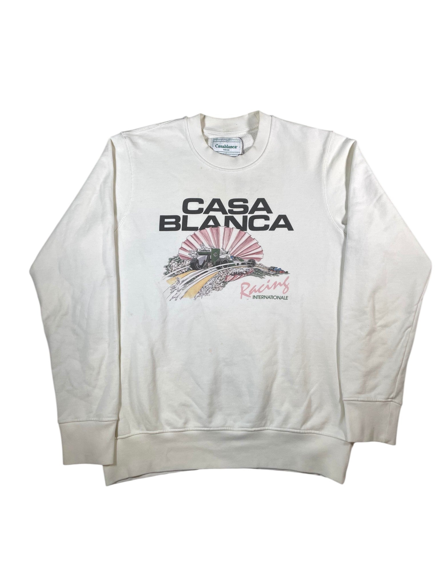 Casablanca Graphic White Crewneck