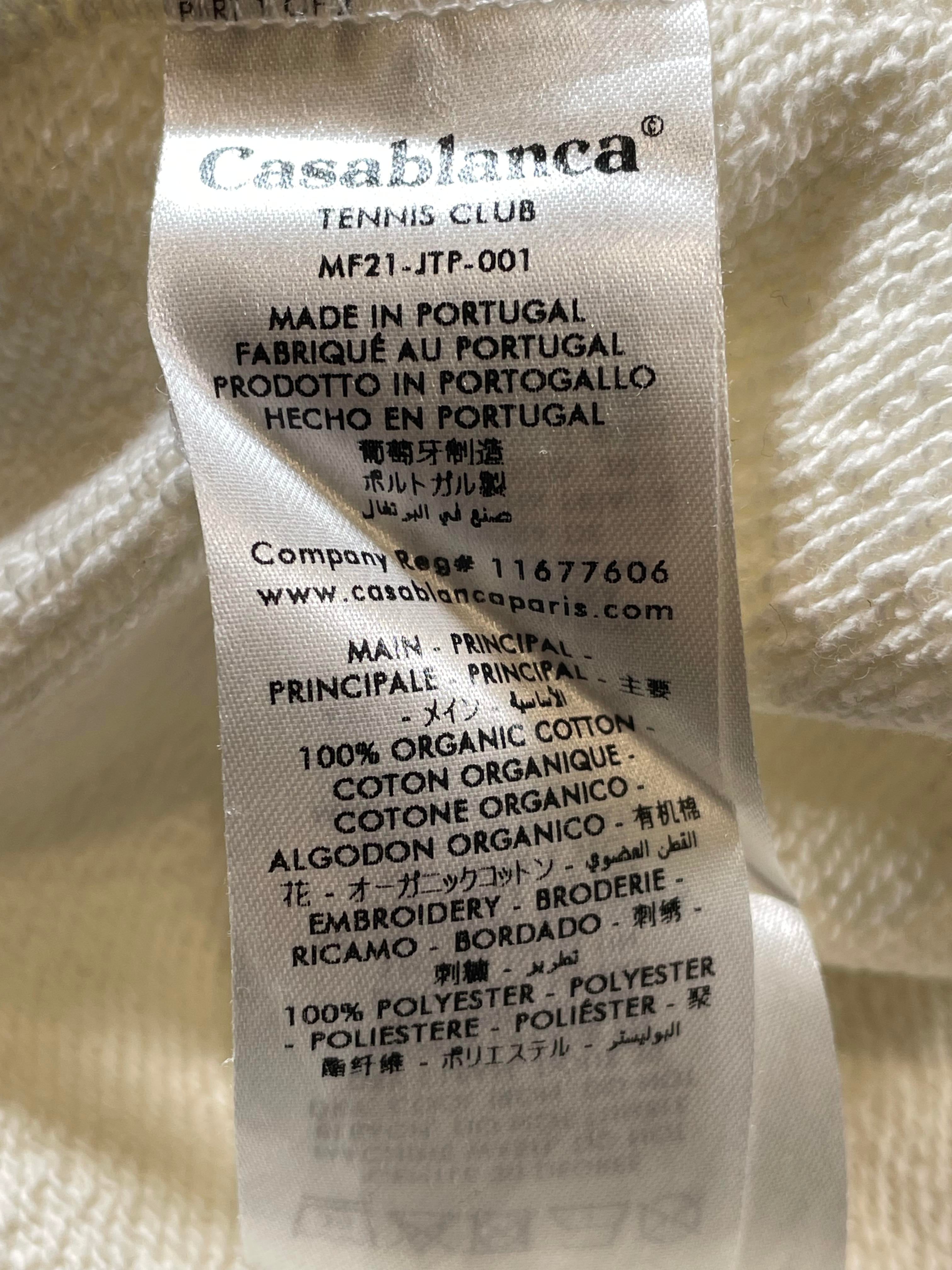 Casablanca Graphic White Crewneck