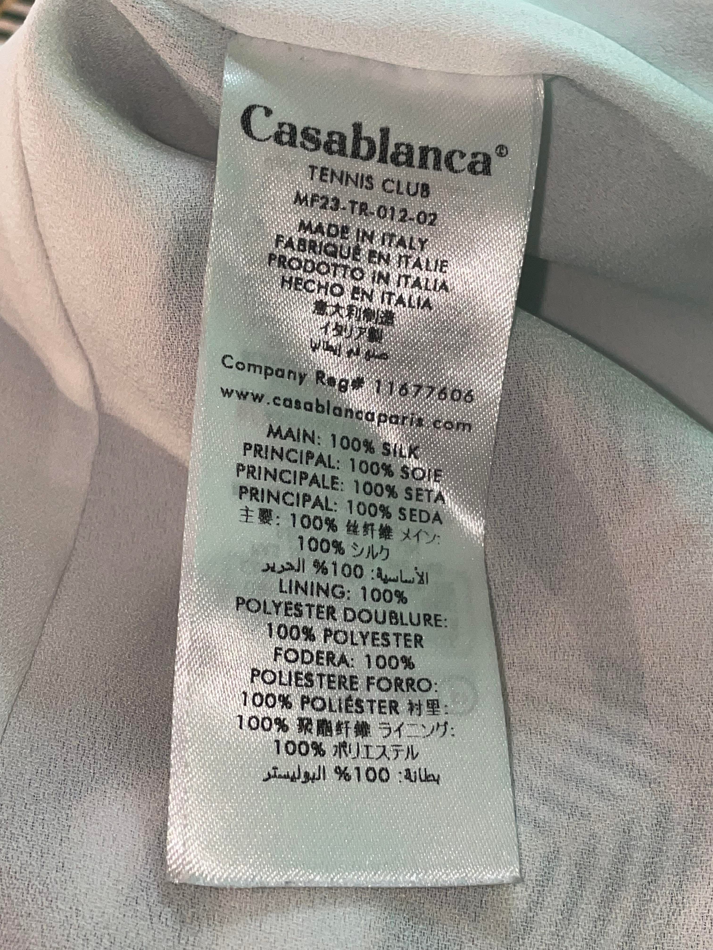 Casablanca Silk Shorts