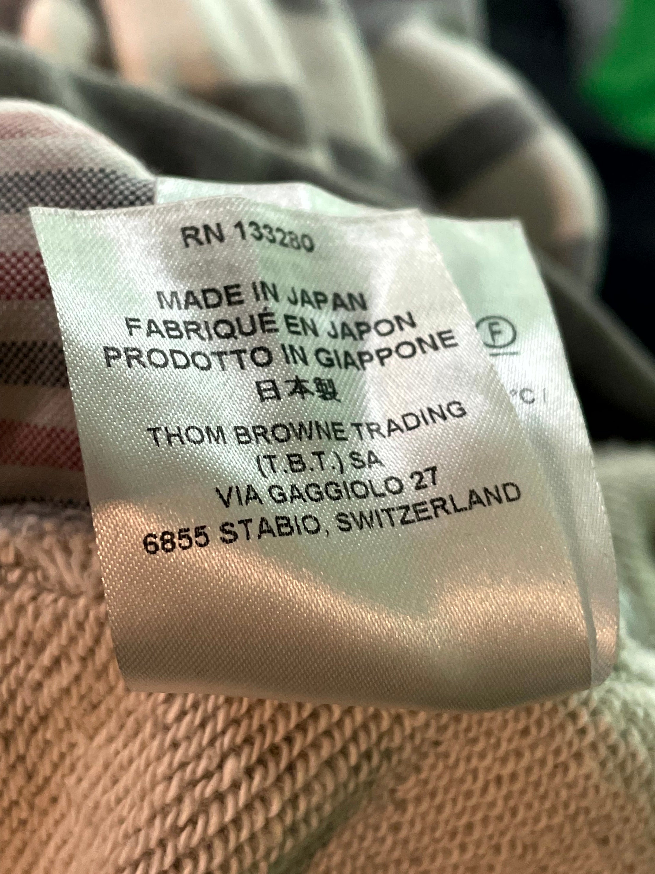 Thom Browne 4 Bar Grey Sweats