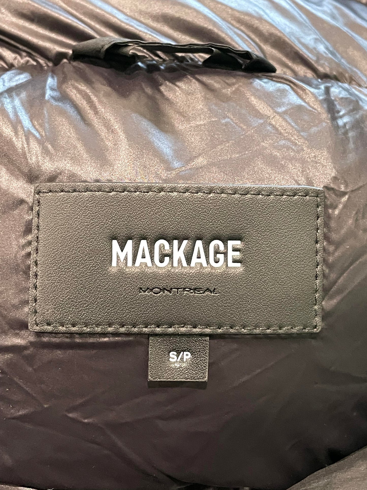 Mackage Padded Down Hooded Black Women's Jacket