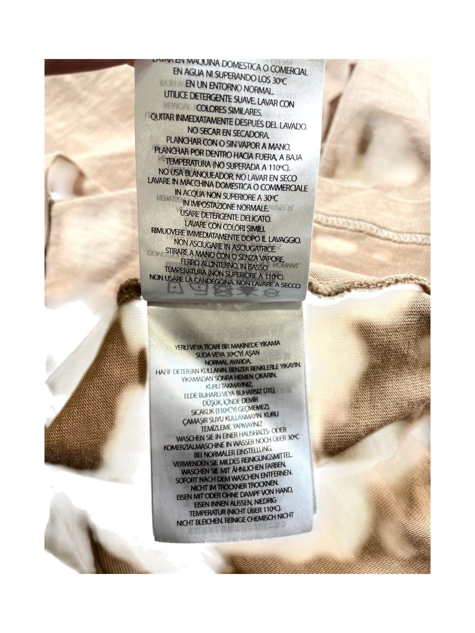 Mackage Felt Logo Tan Tee