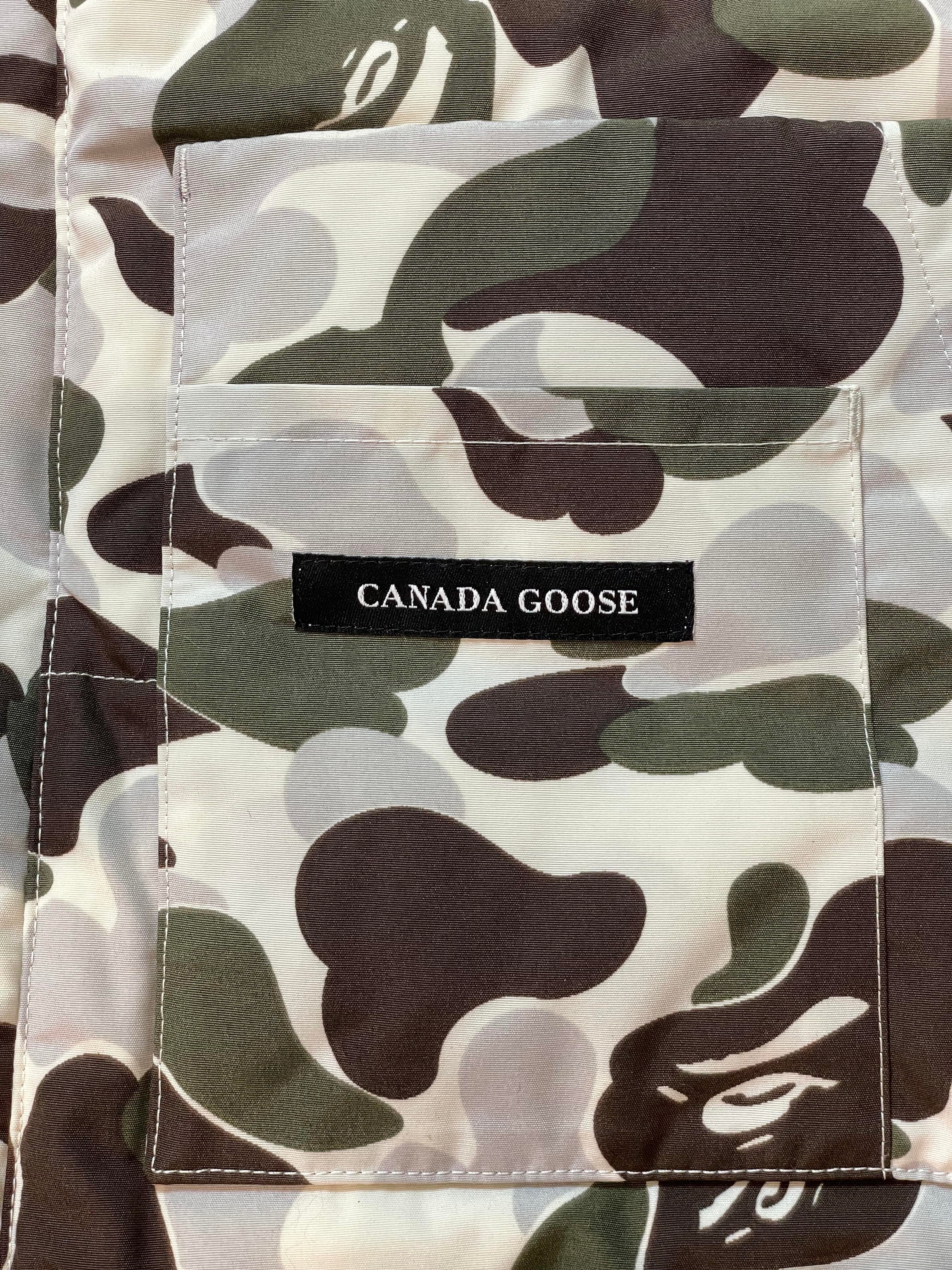 Canada Goose x BAPE Grey Camo Padded Vest