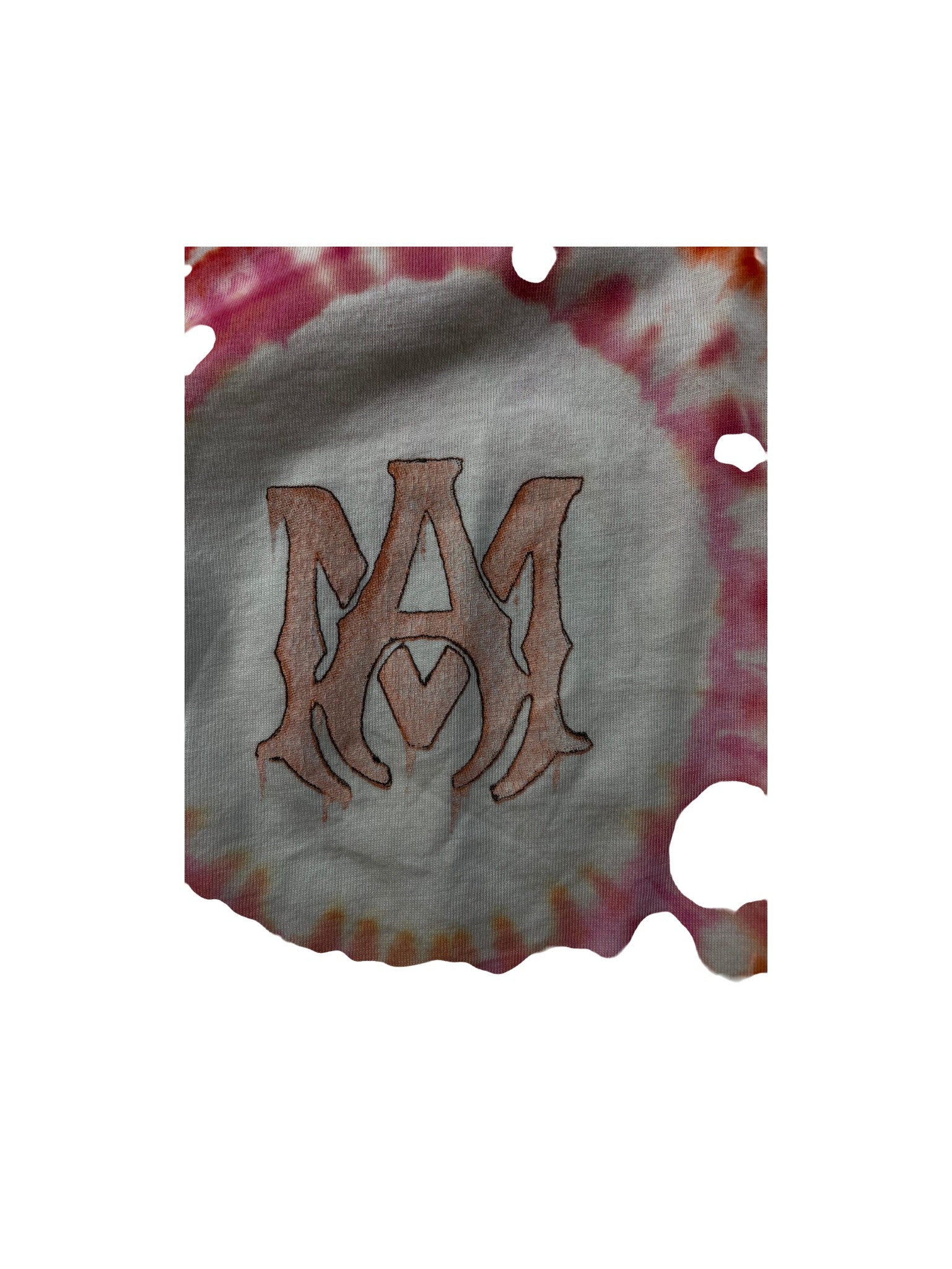 Amiri MA Tie Dye Pink Tee
