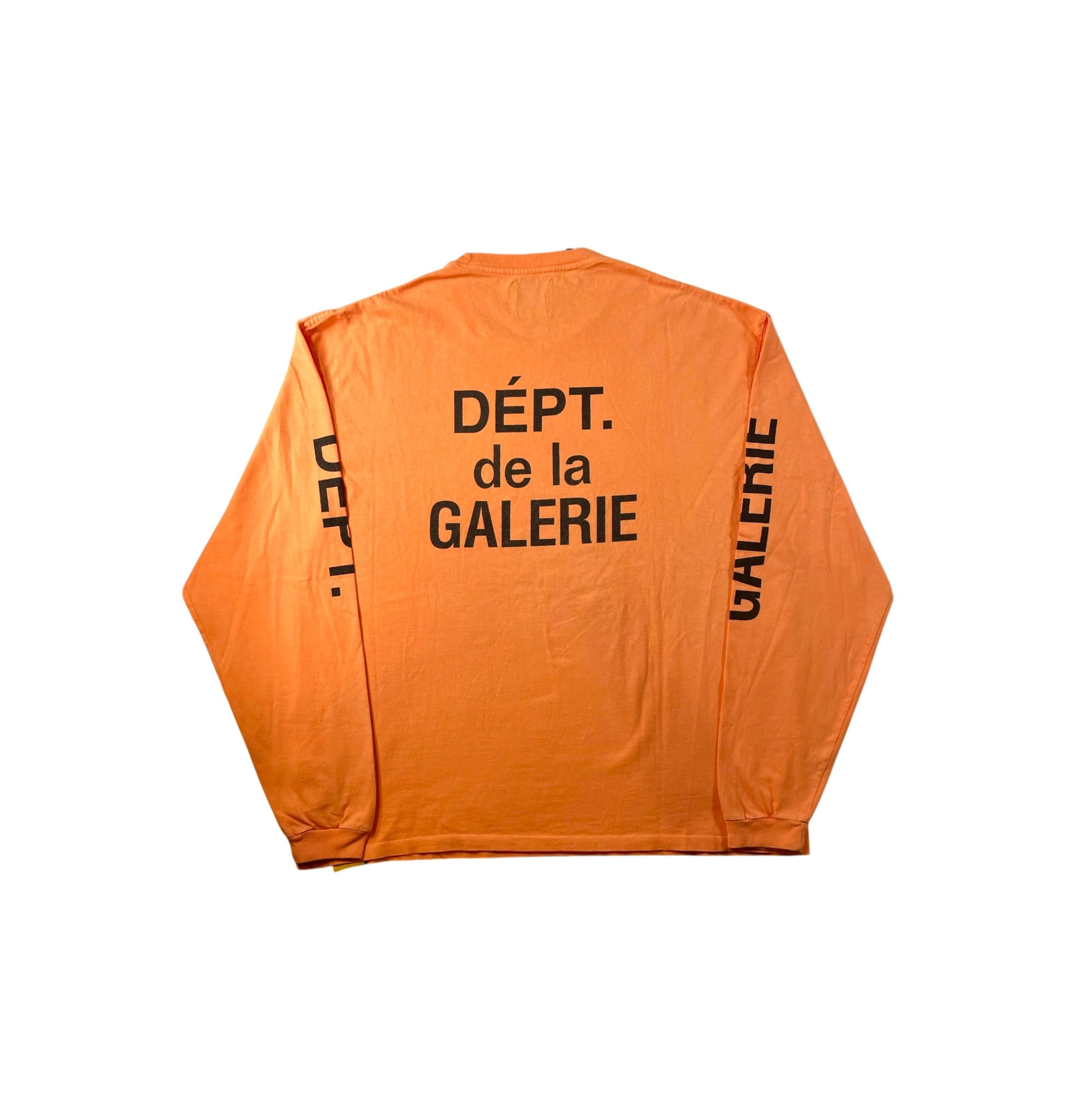 Gallery Dept LS Orange & Black Tee