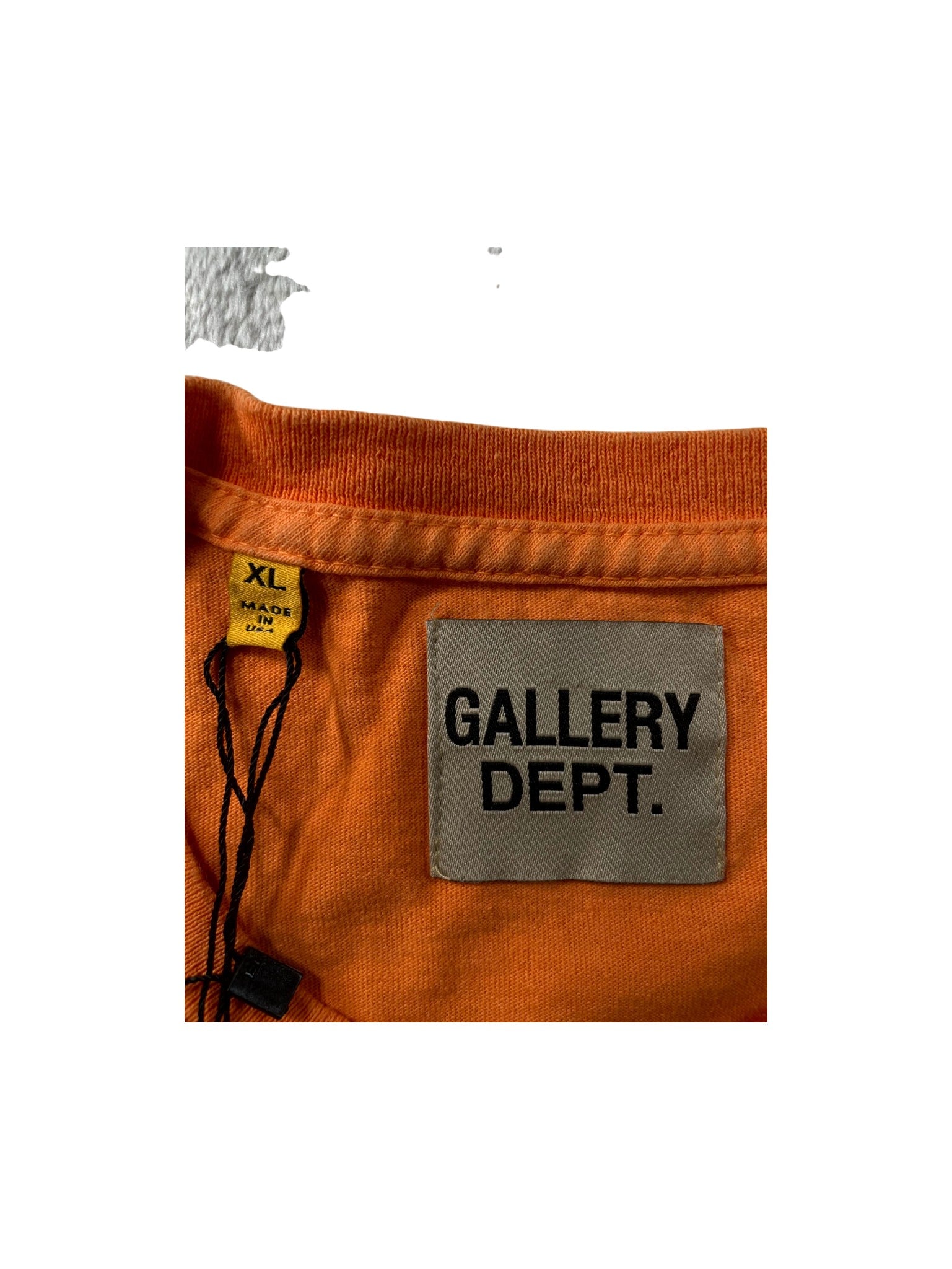 Gallery Dept LS Orange & Black Tee