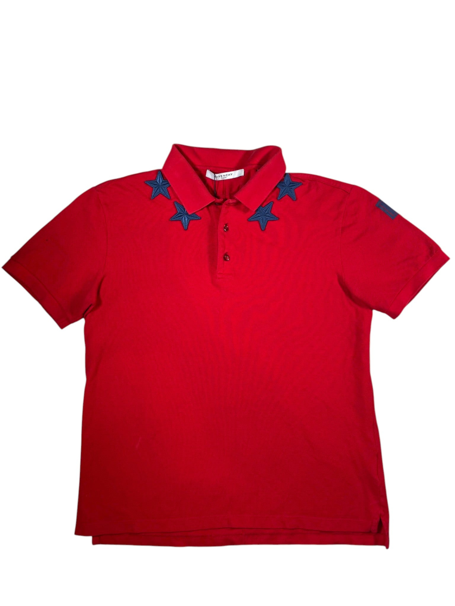 Givenchy Star Red & Navy Polo