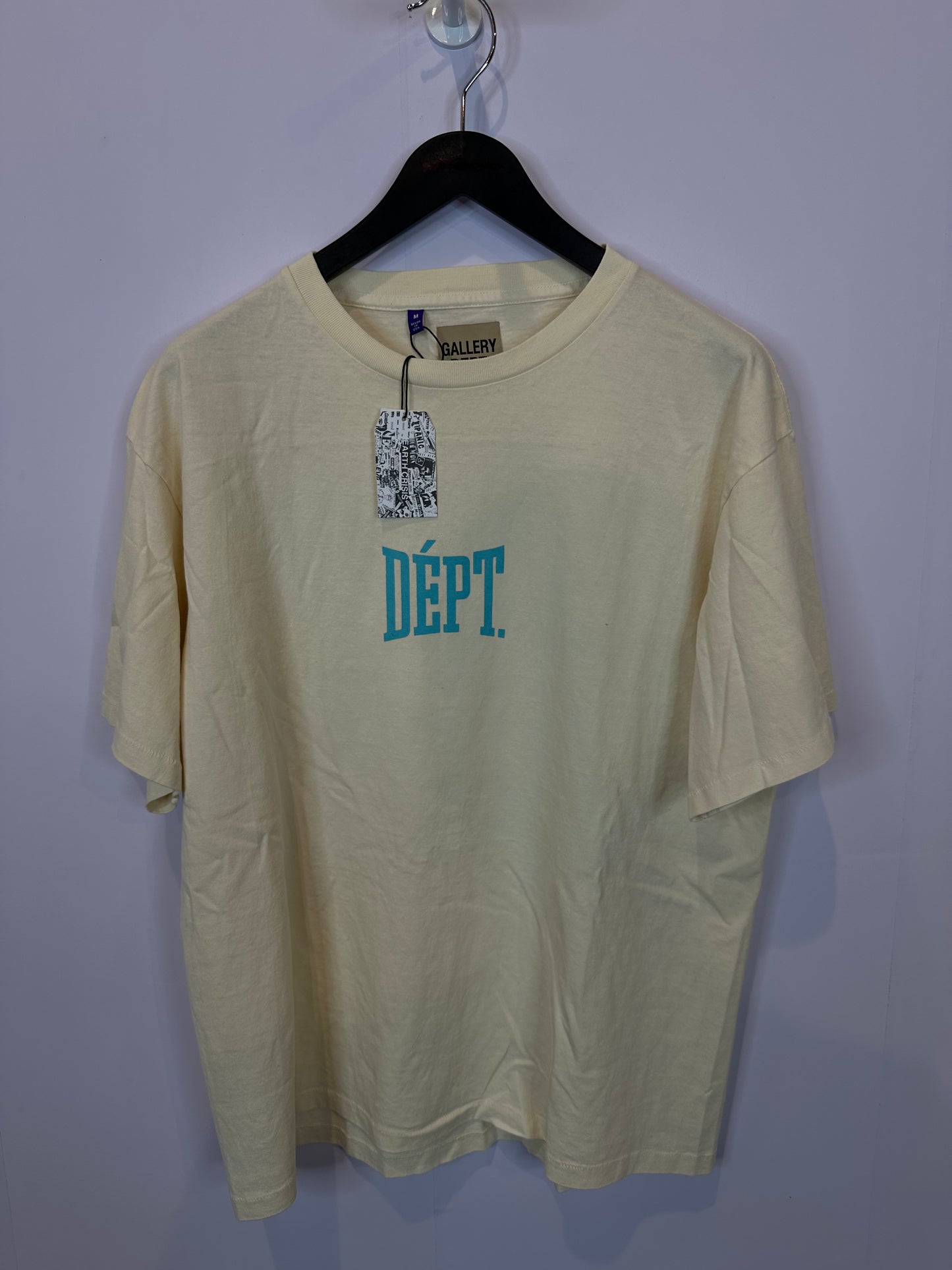 Gallery Dept Tee Cream Teal New With Tags Medium