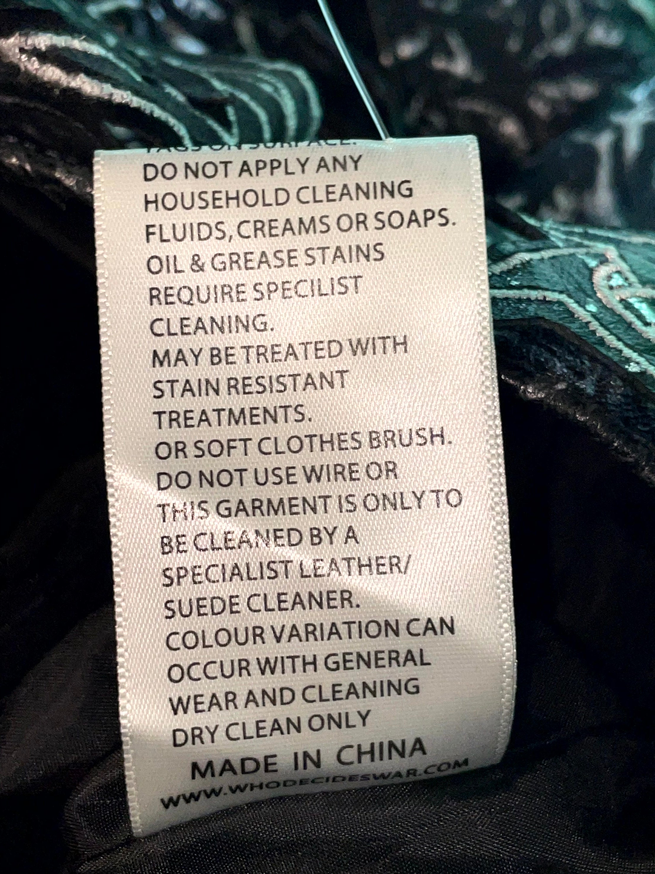 WDW Leather Black & Pure Silver Pants