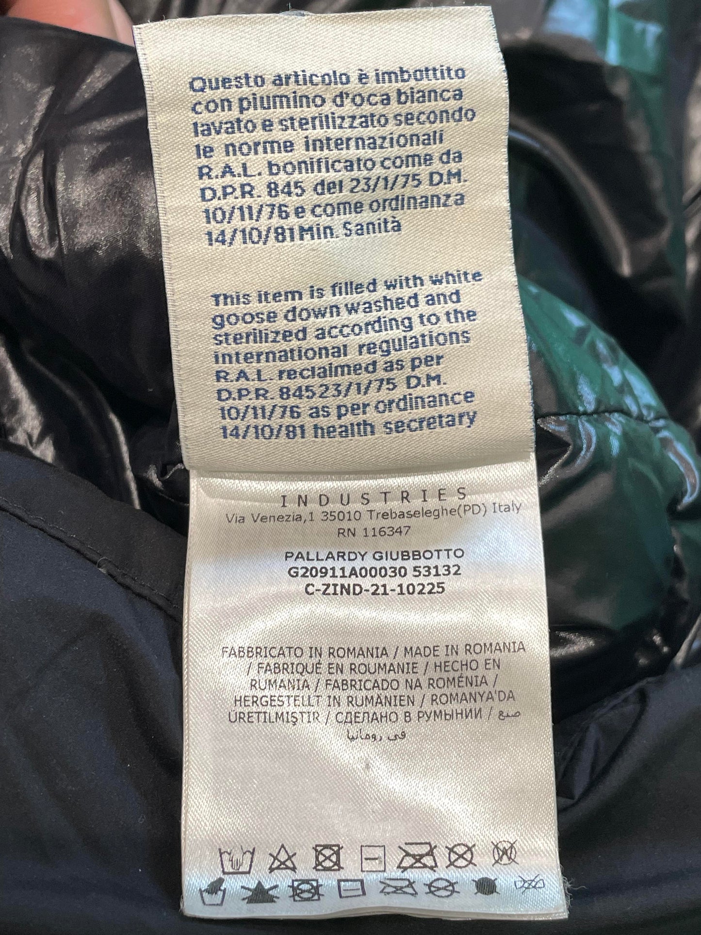 Moncler "Tonal" Black Puffer Coat