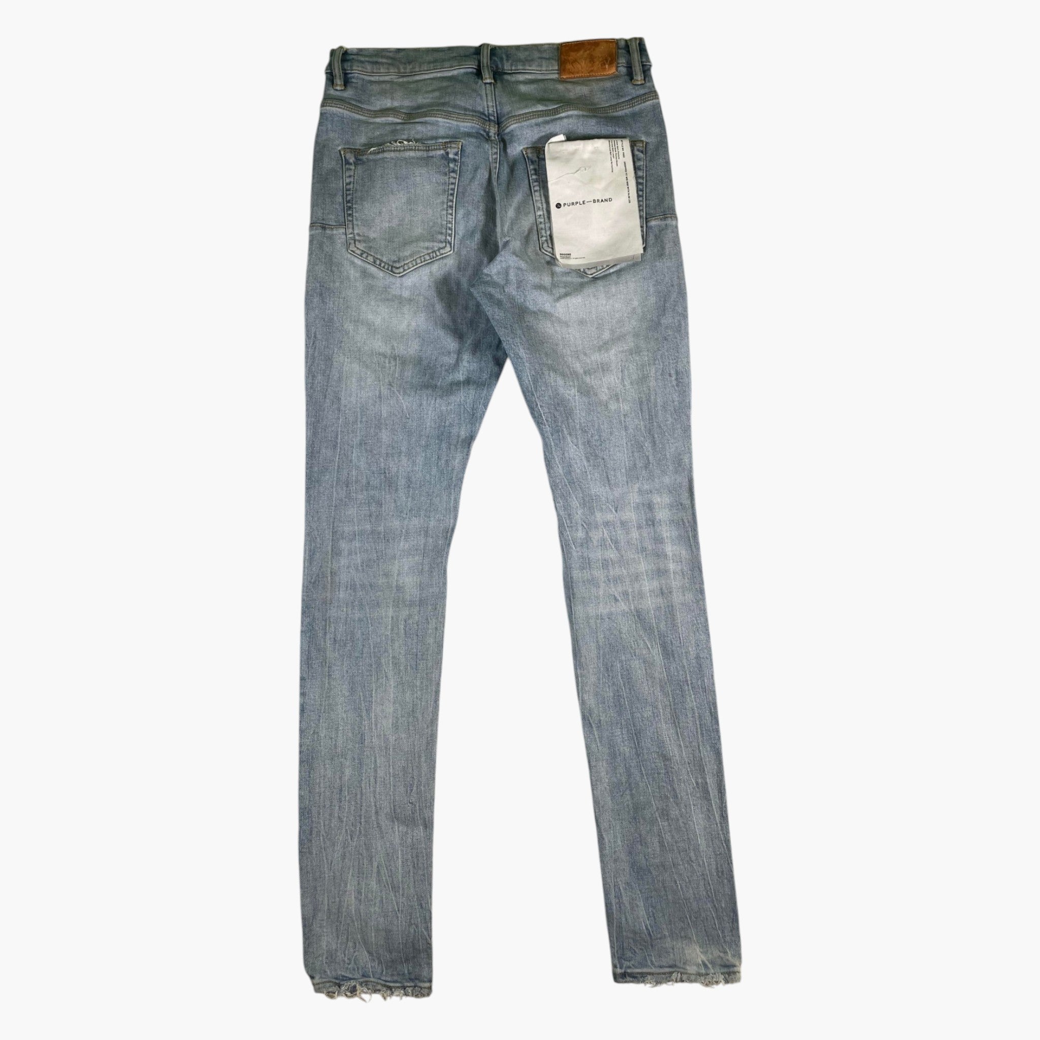 Purple Brand Knee Blowout Light Wash Jeans