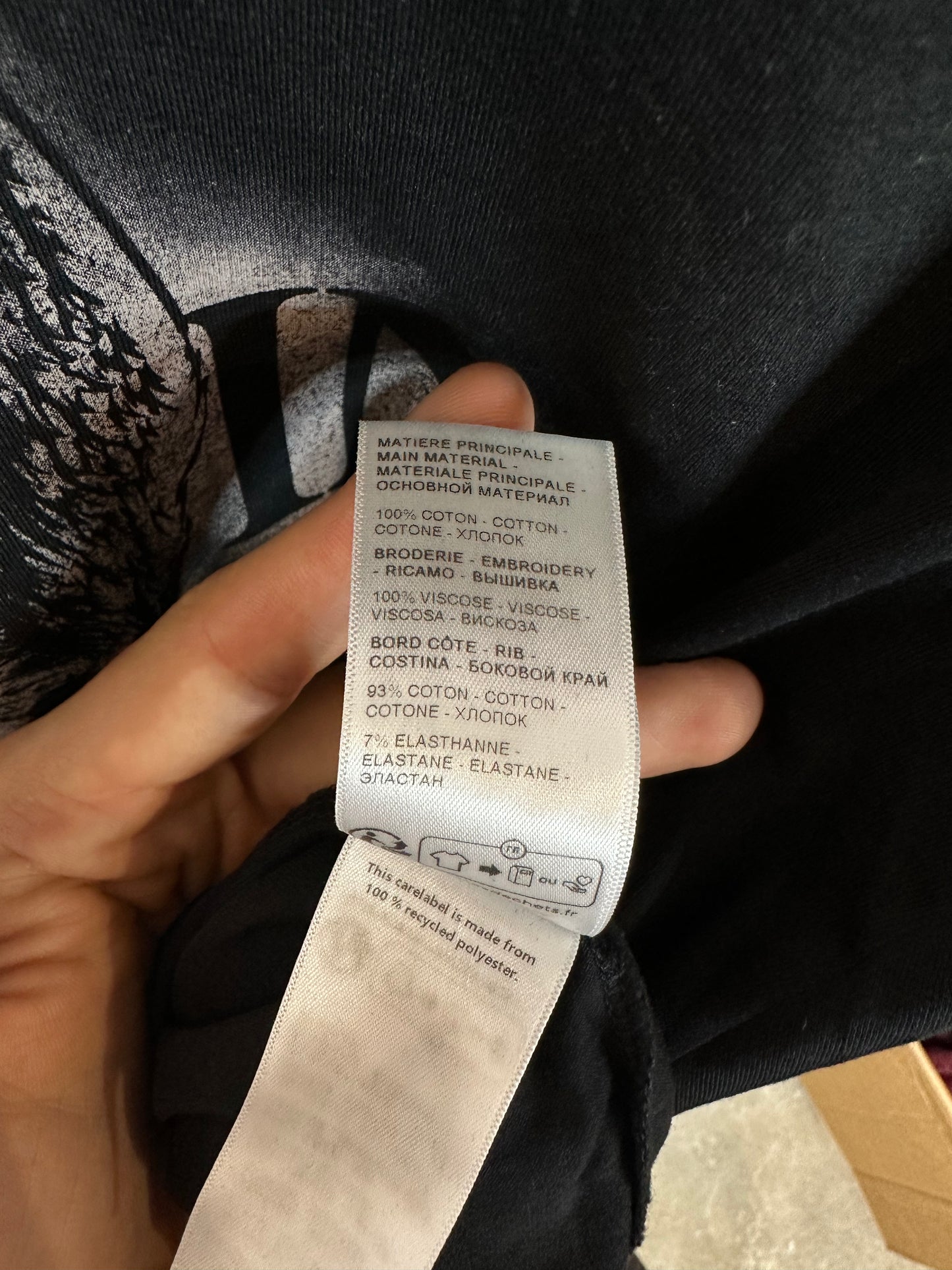 Lanvin x Future Tee Black Eagle New With Tags Large