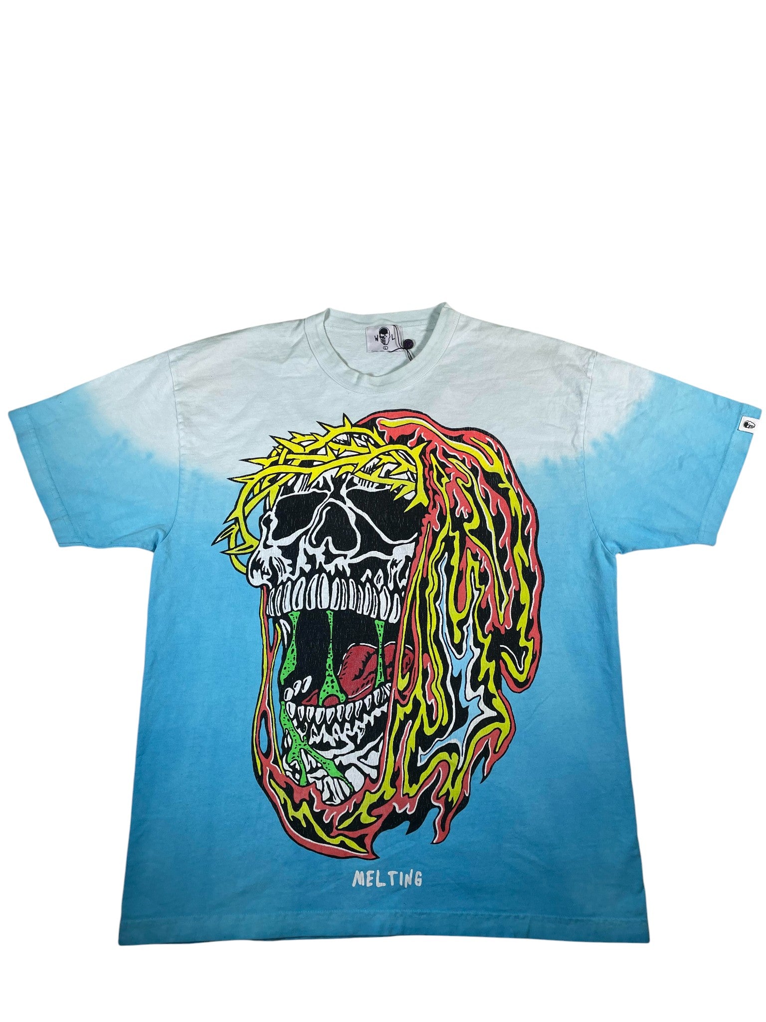 Warren Lotas 'Melting' Baby Blue Tee