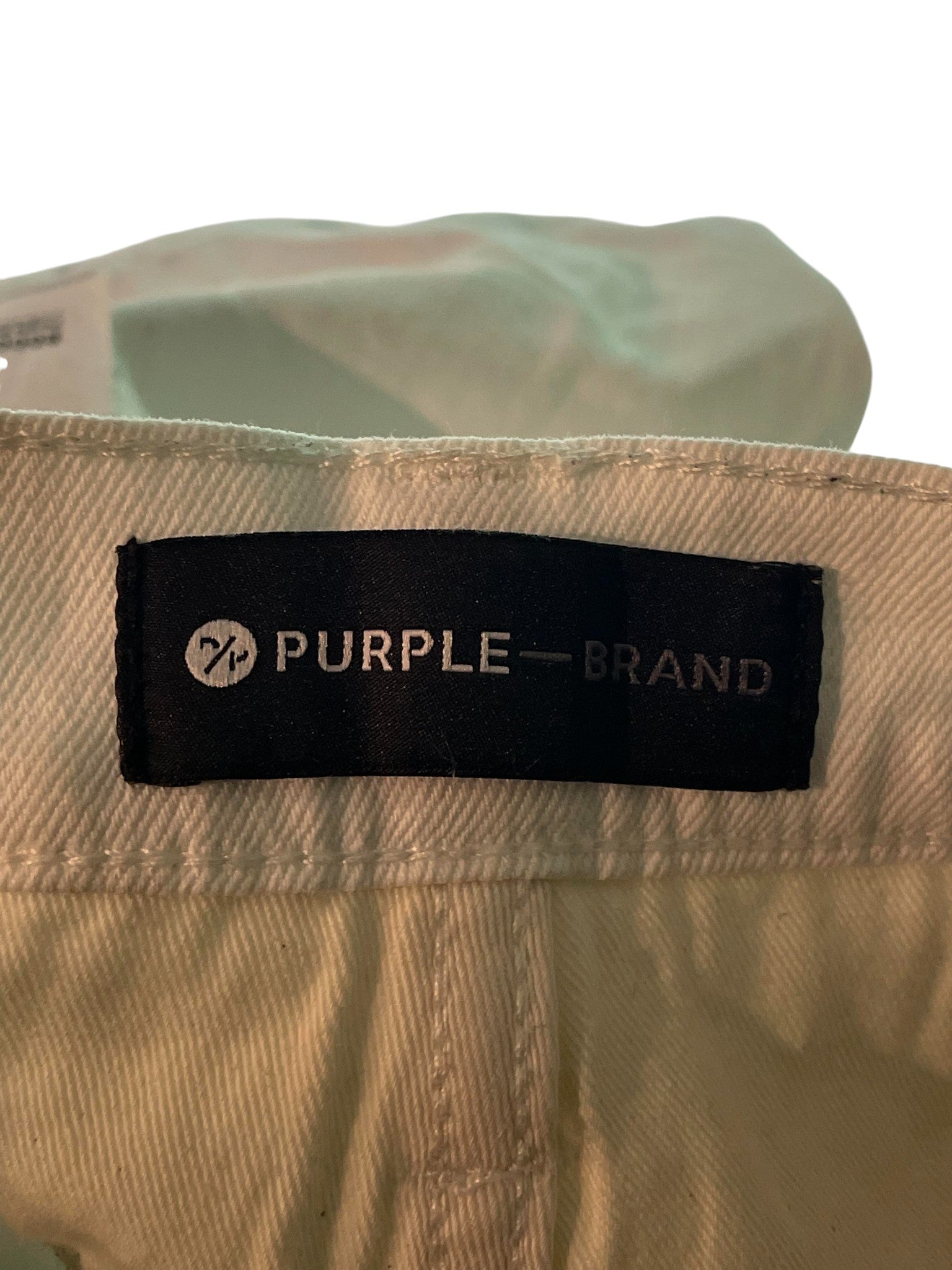 Purple Brand White Paint Jeans