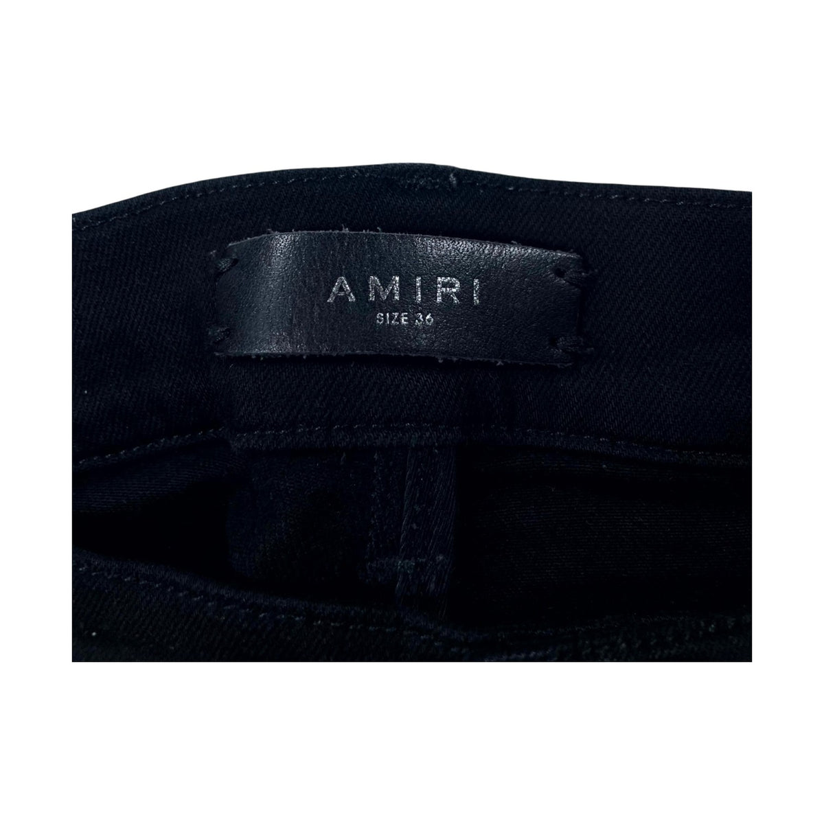 Amiri "MX1" Black & Brown Patch Jeans