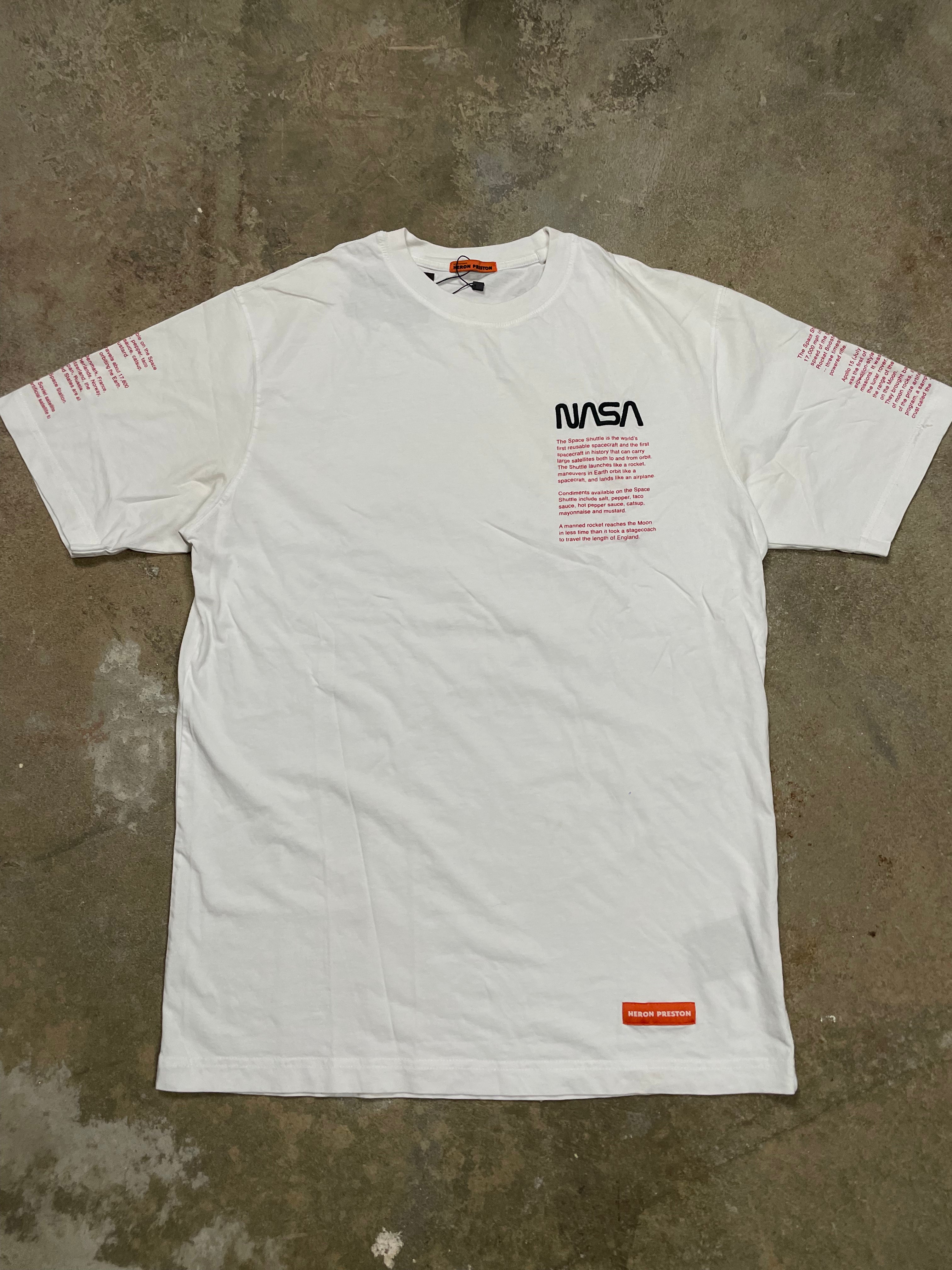 Heron Preston NASA Tee White Used XS