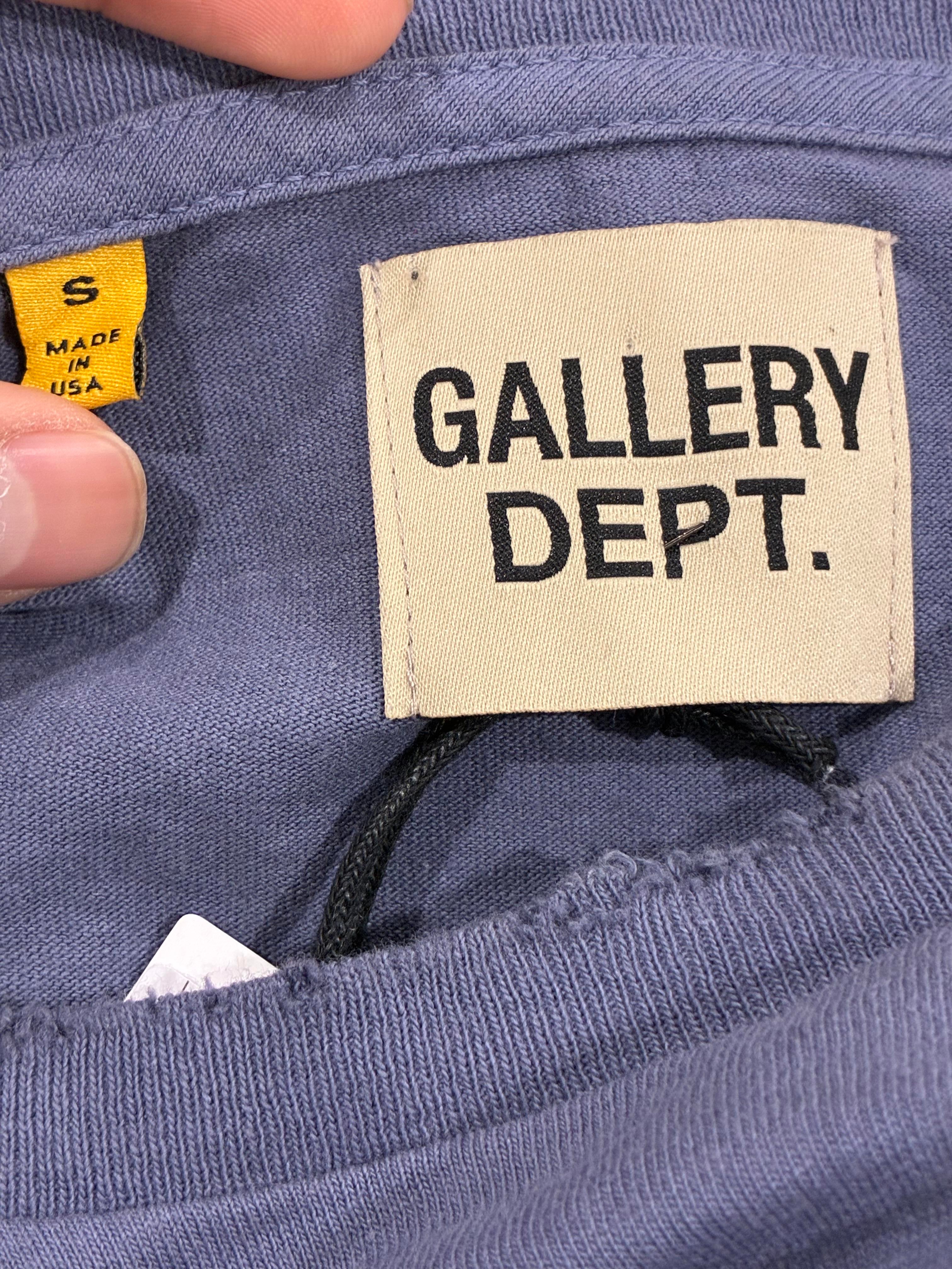 Gallery Dept Glitter Splatter Navy & Gold Tee