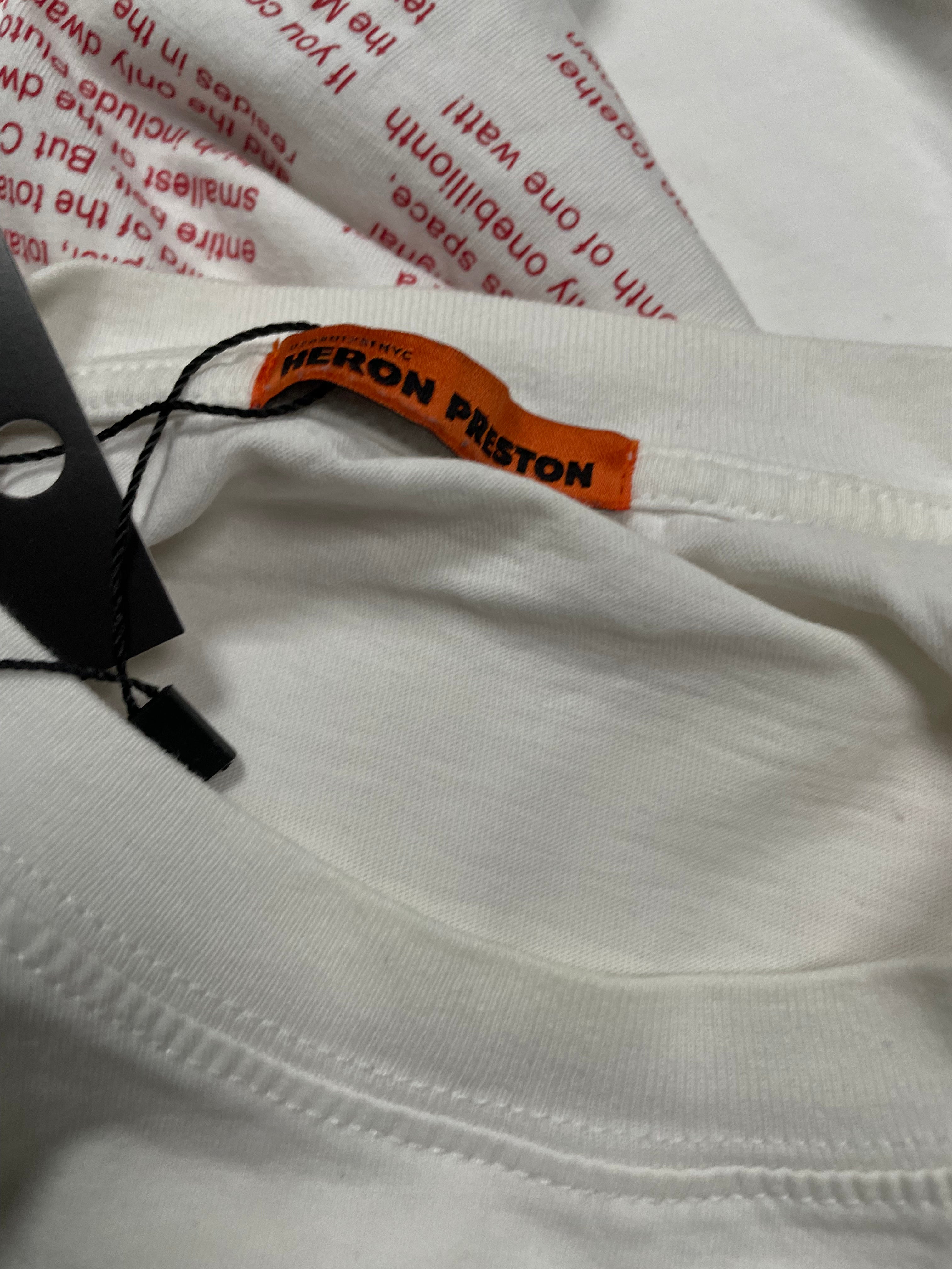 Heron Preston NASA Tee White Used XS