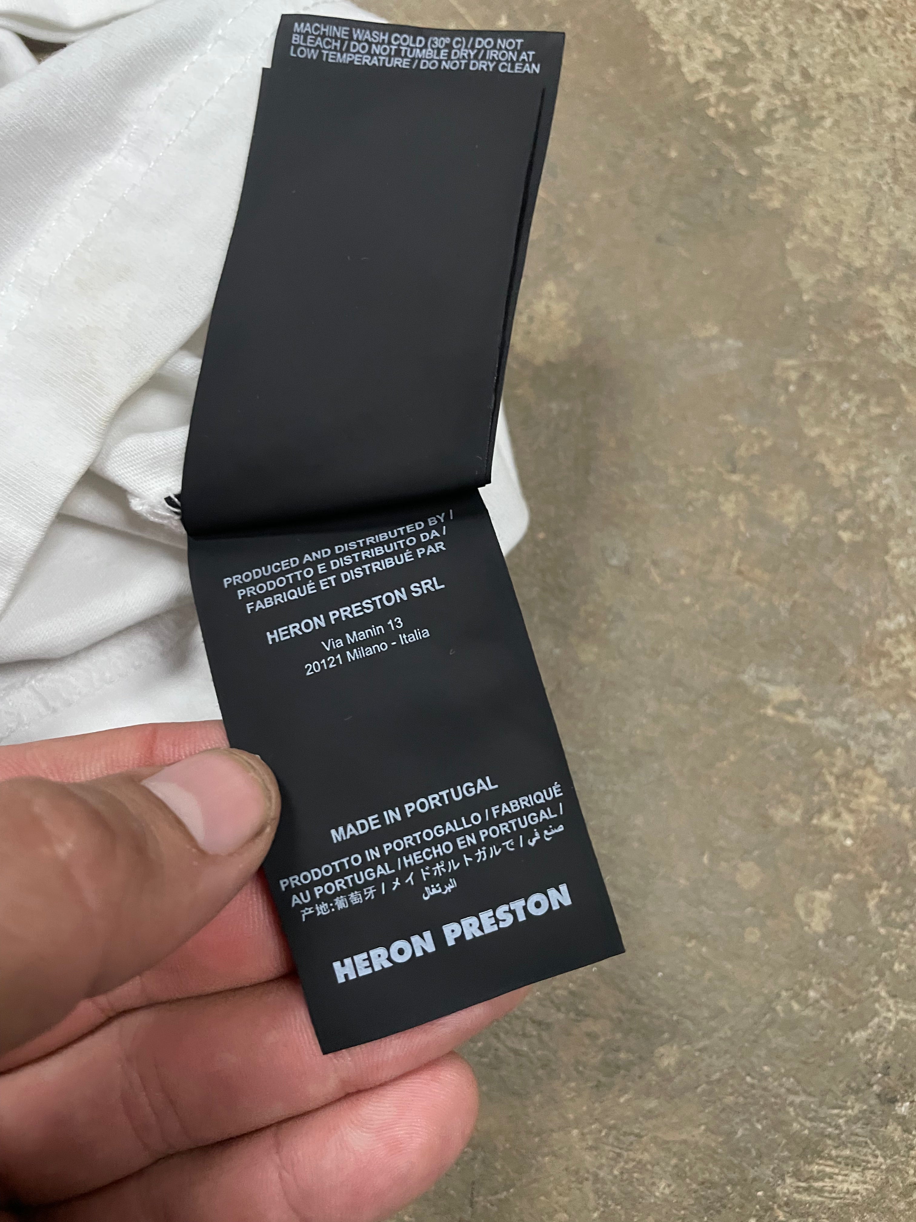 Heron Preston NASA Tee White Used XS