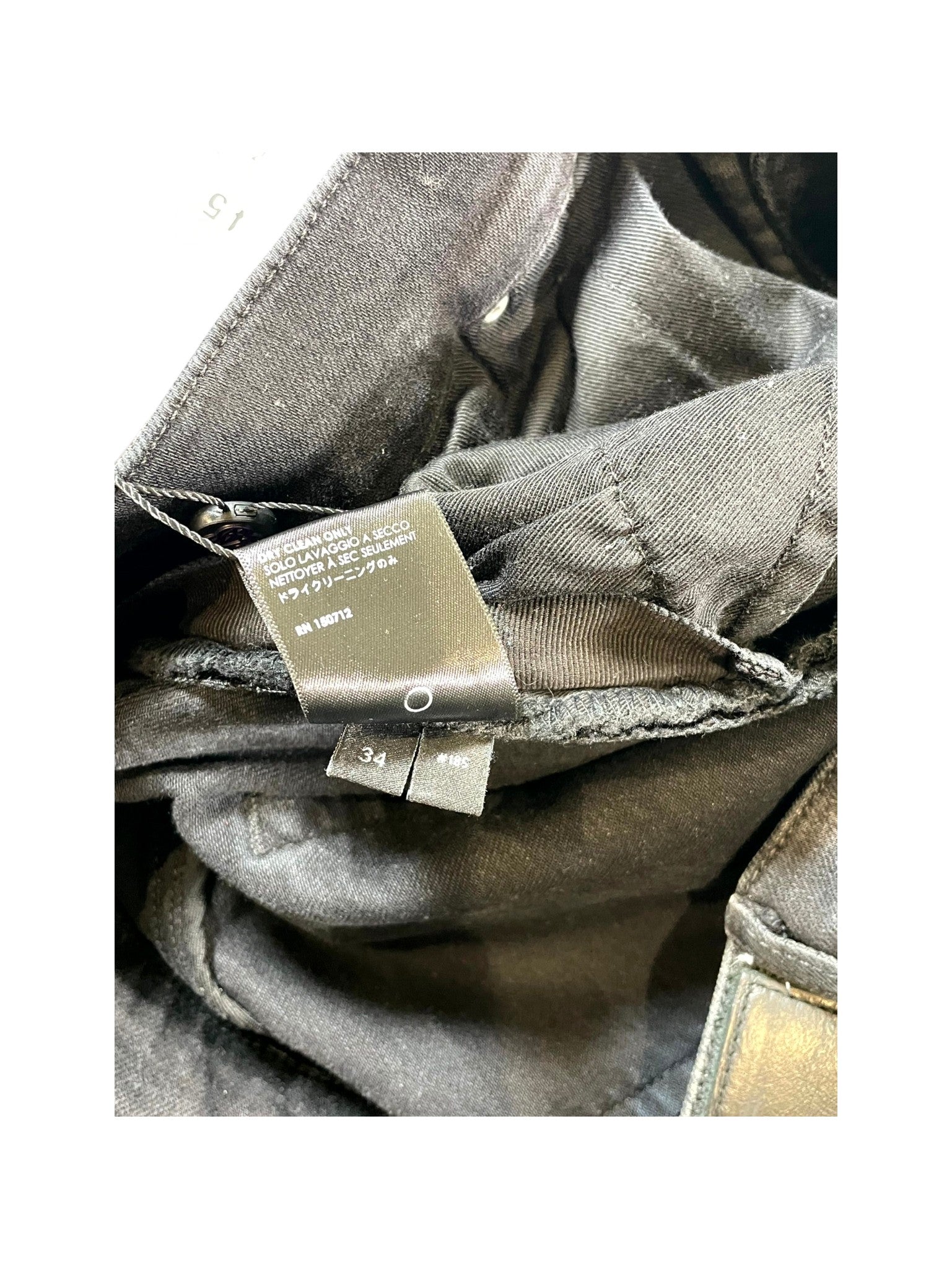 Amiri Stripe Black Wash & Blue Jeans