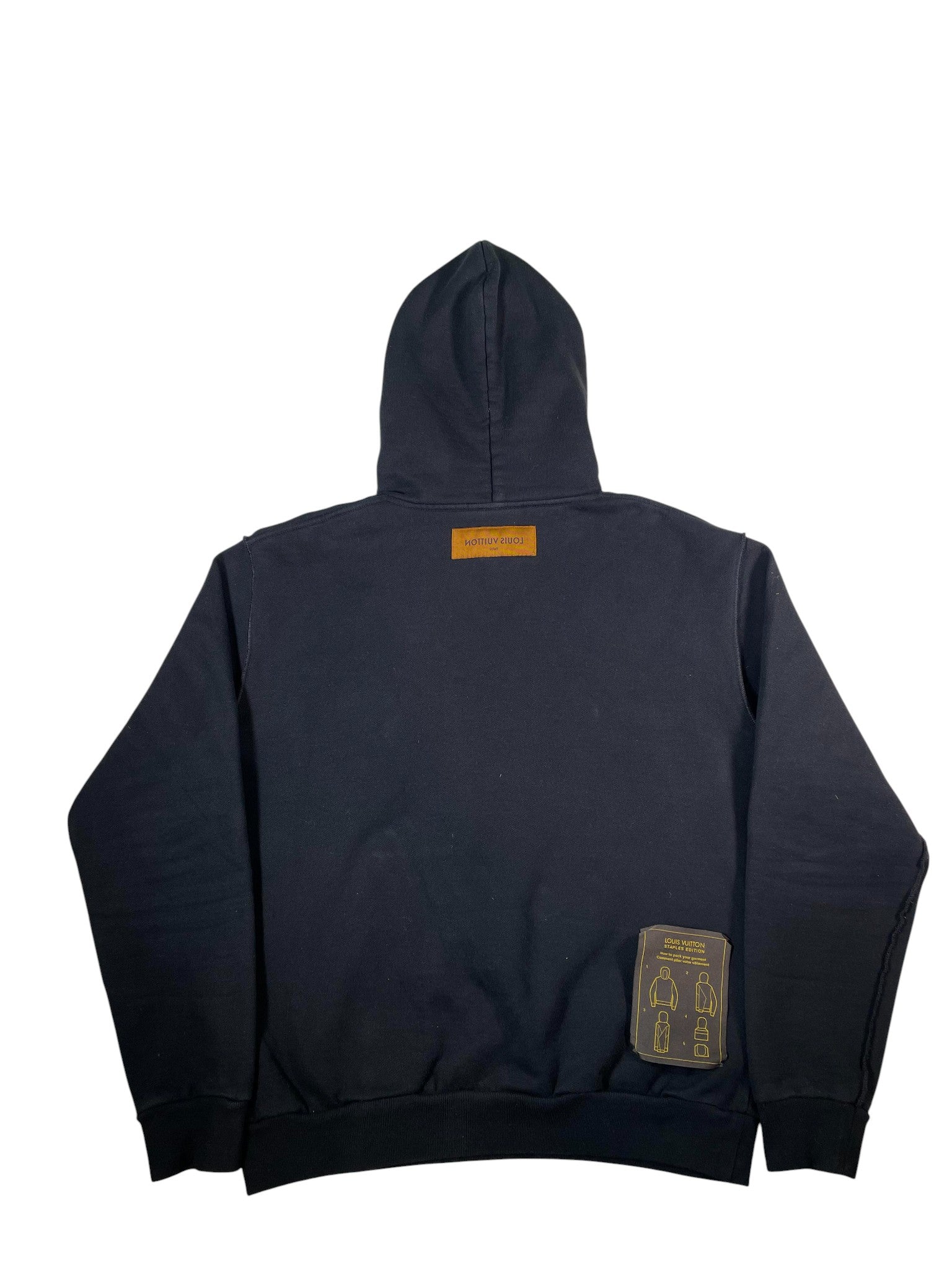 Louis Vuitton 'Staple Edition' Black Hoodie