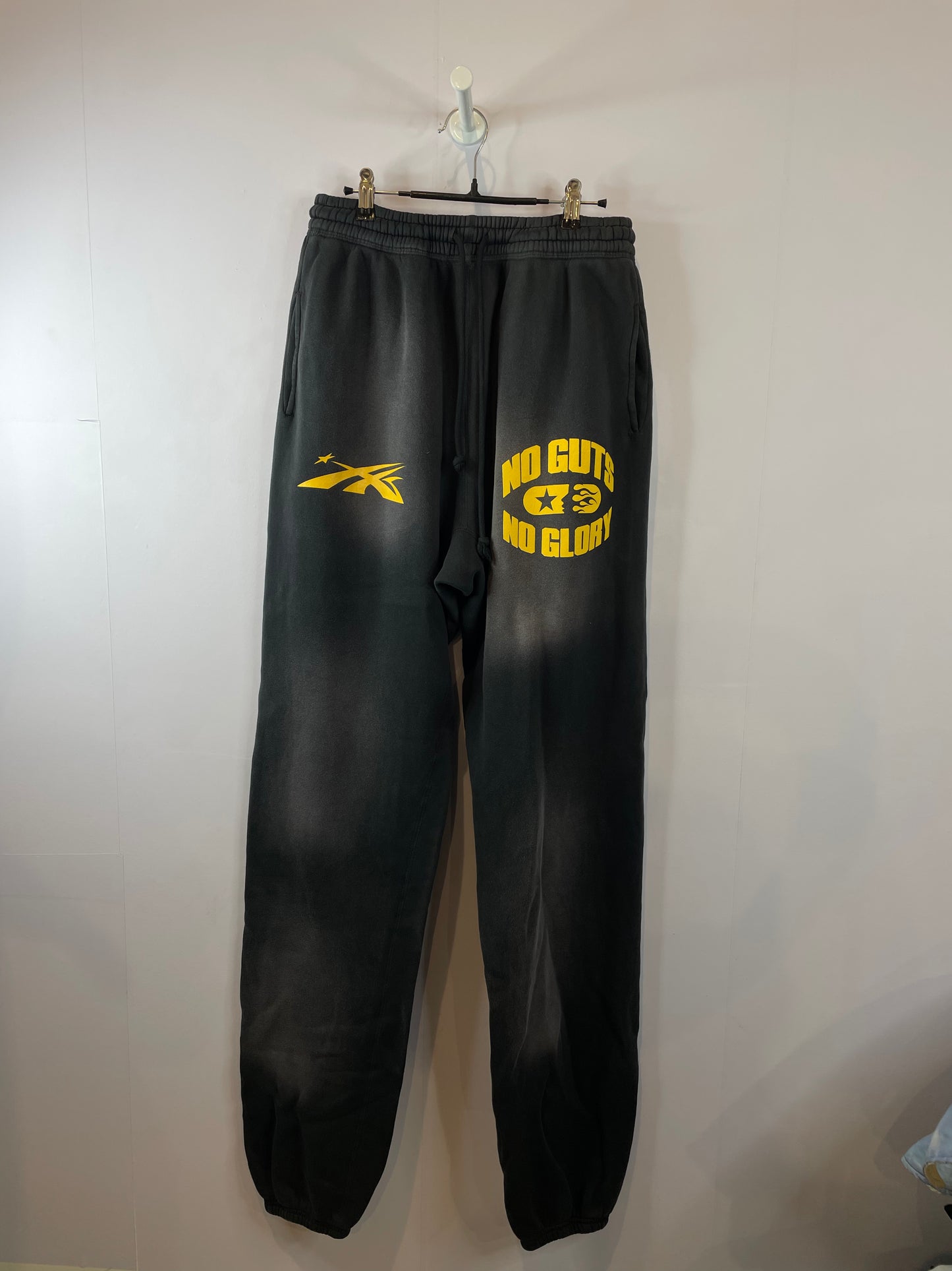 Hellstar No Guts No Glory Black Sweatpants