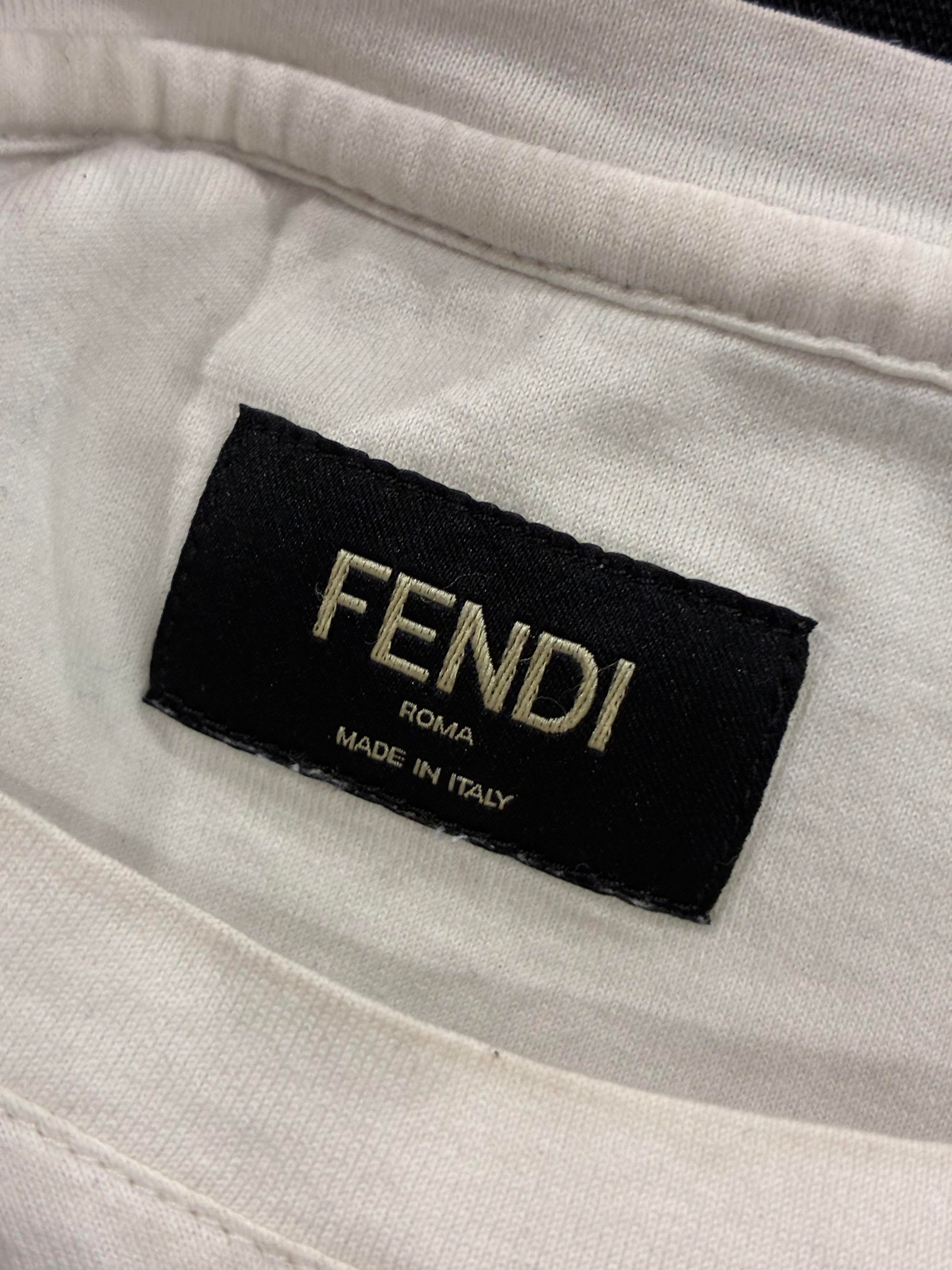 Fendi Monster White Tee