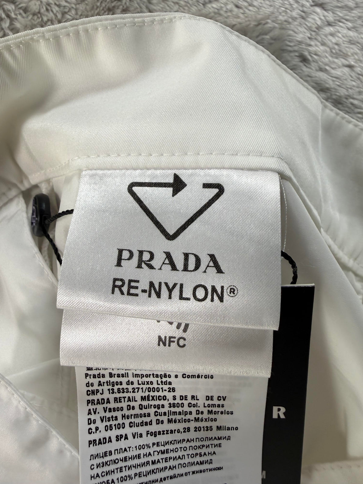 Prada White Nylon Shorts