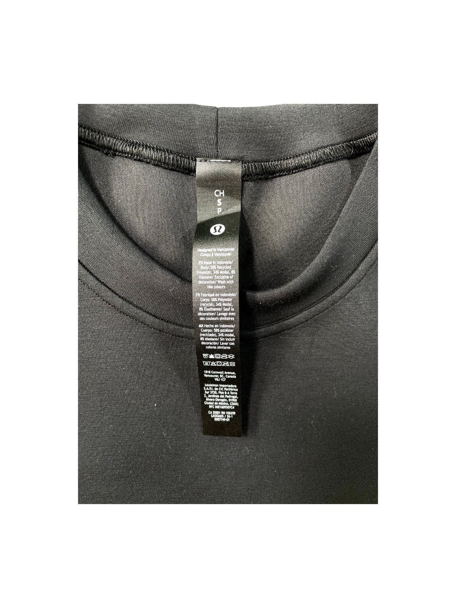 Lululemon "Smooth Spacer" Crewneck Black Set