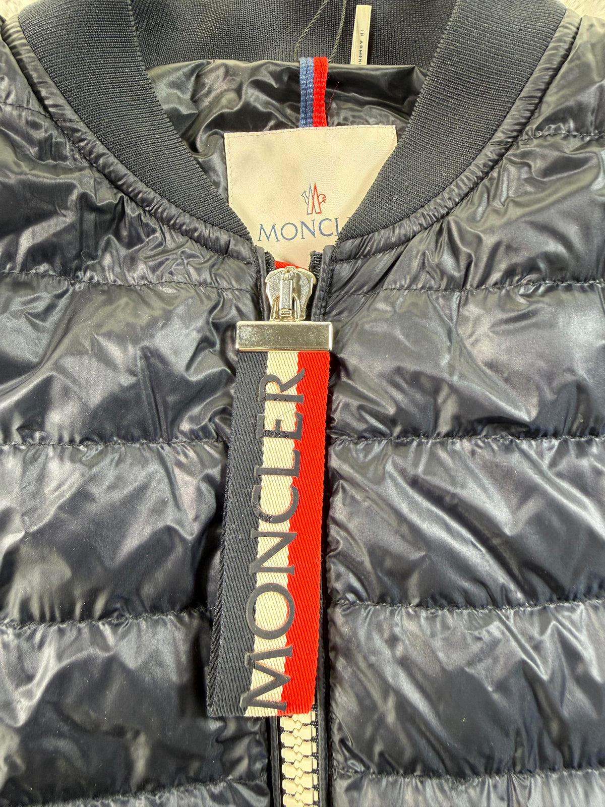 Moncler Daneb Thin Navy Puffer Jacket