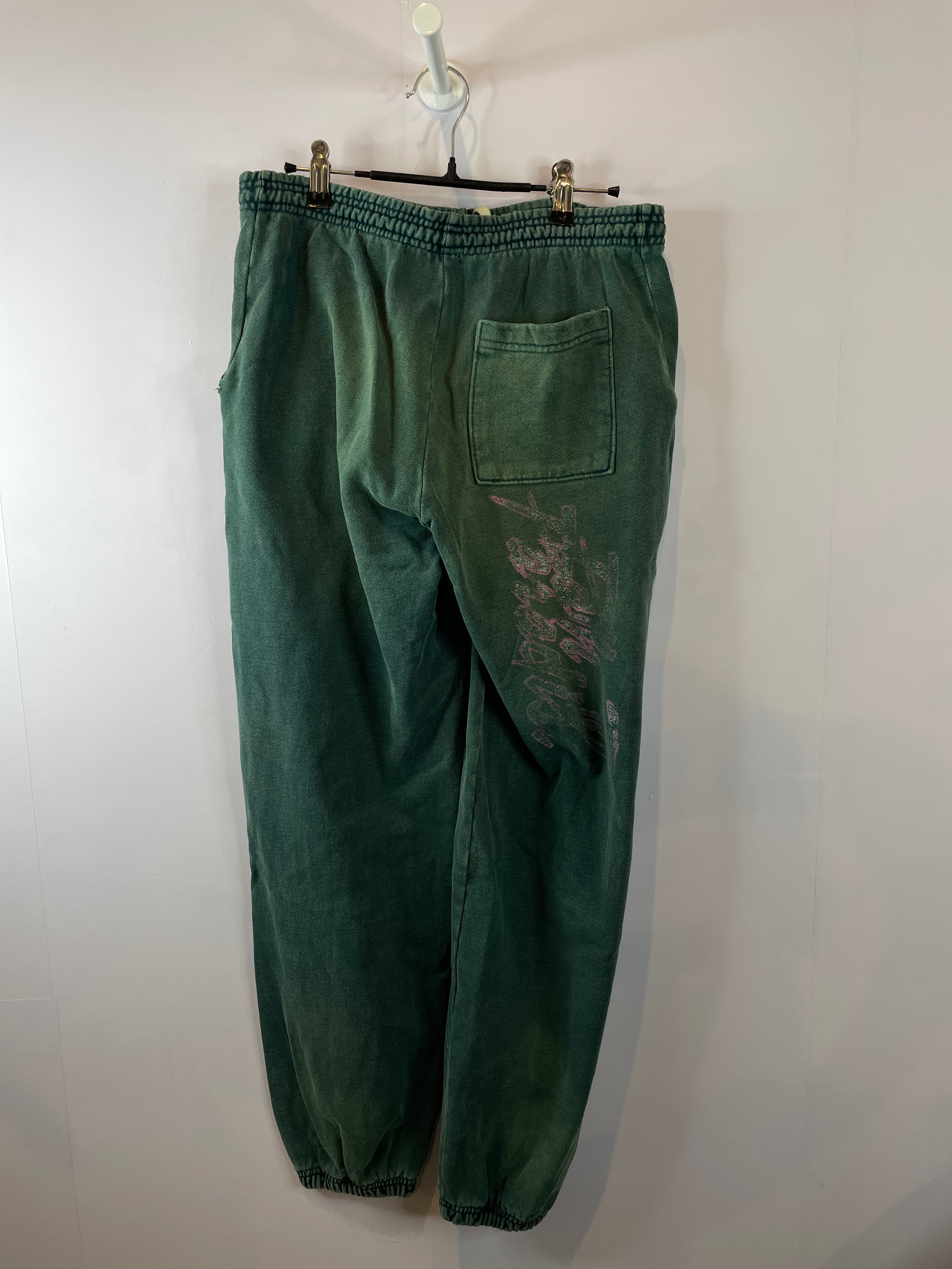 Hellstar Green & Pink Sweatpants