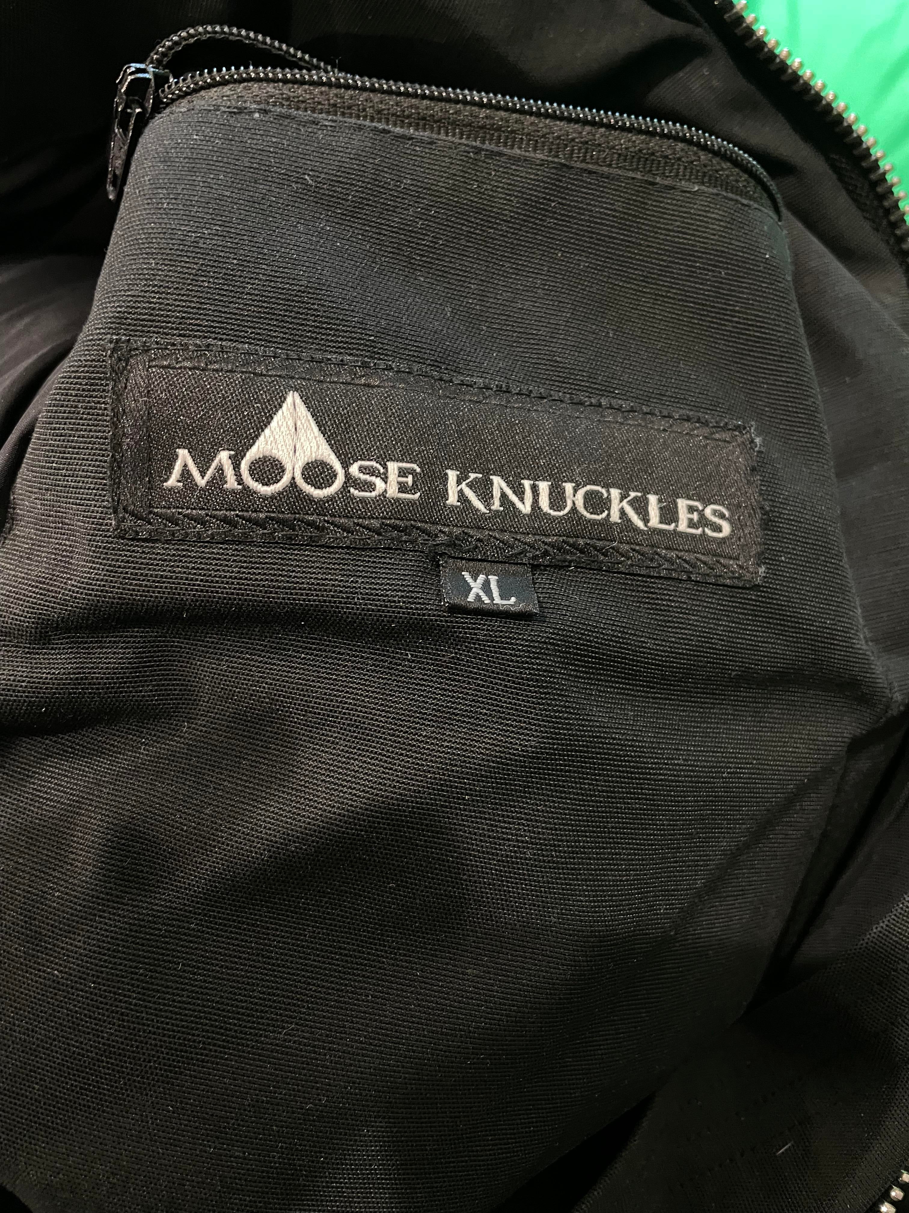 Moose Knuckles "3Q" Fur Hooded Black Coat