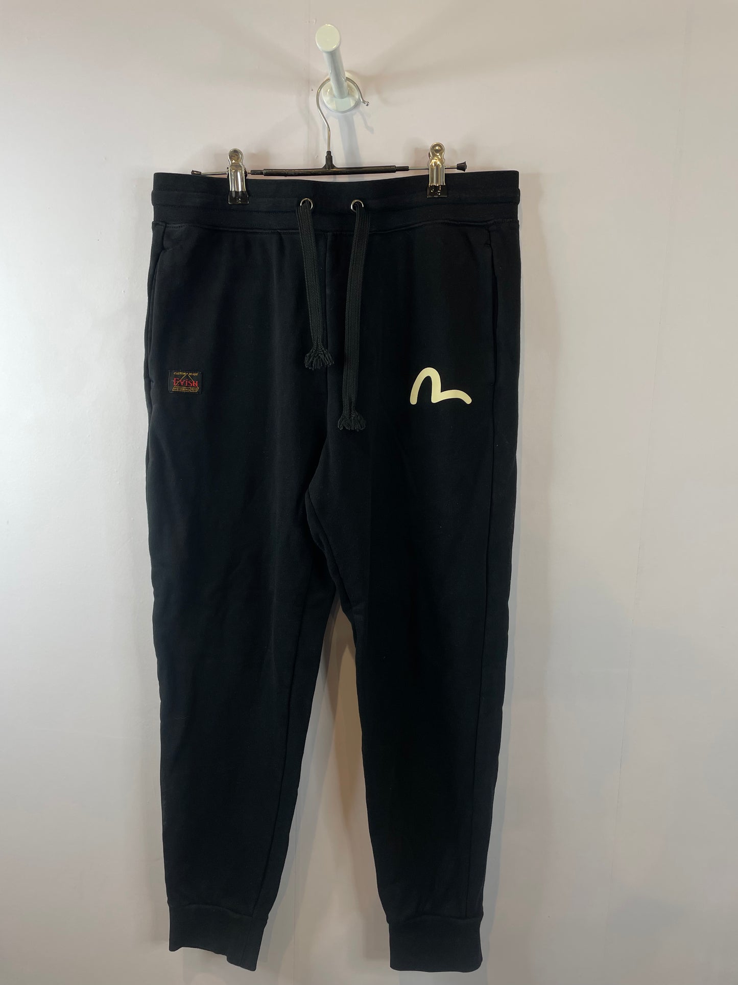 Evisu Sweatsuit Black Cream Lime Green Used Small