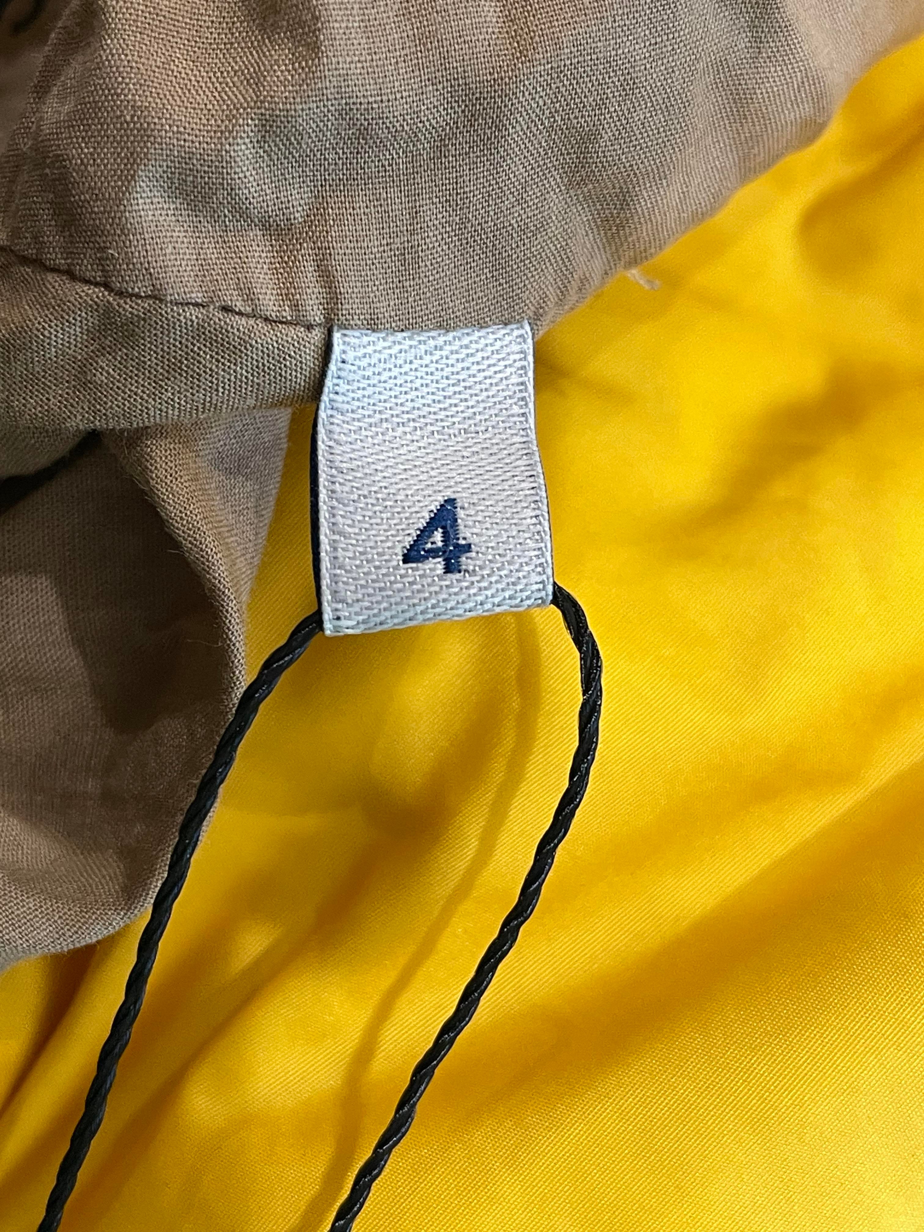 Moncler Palm Angels Yellow Puffer Coat