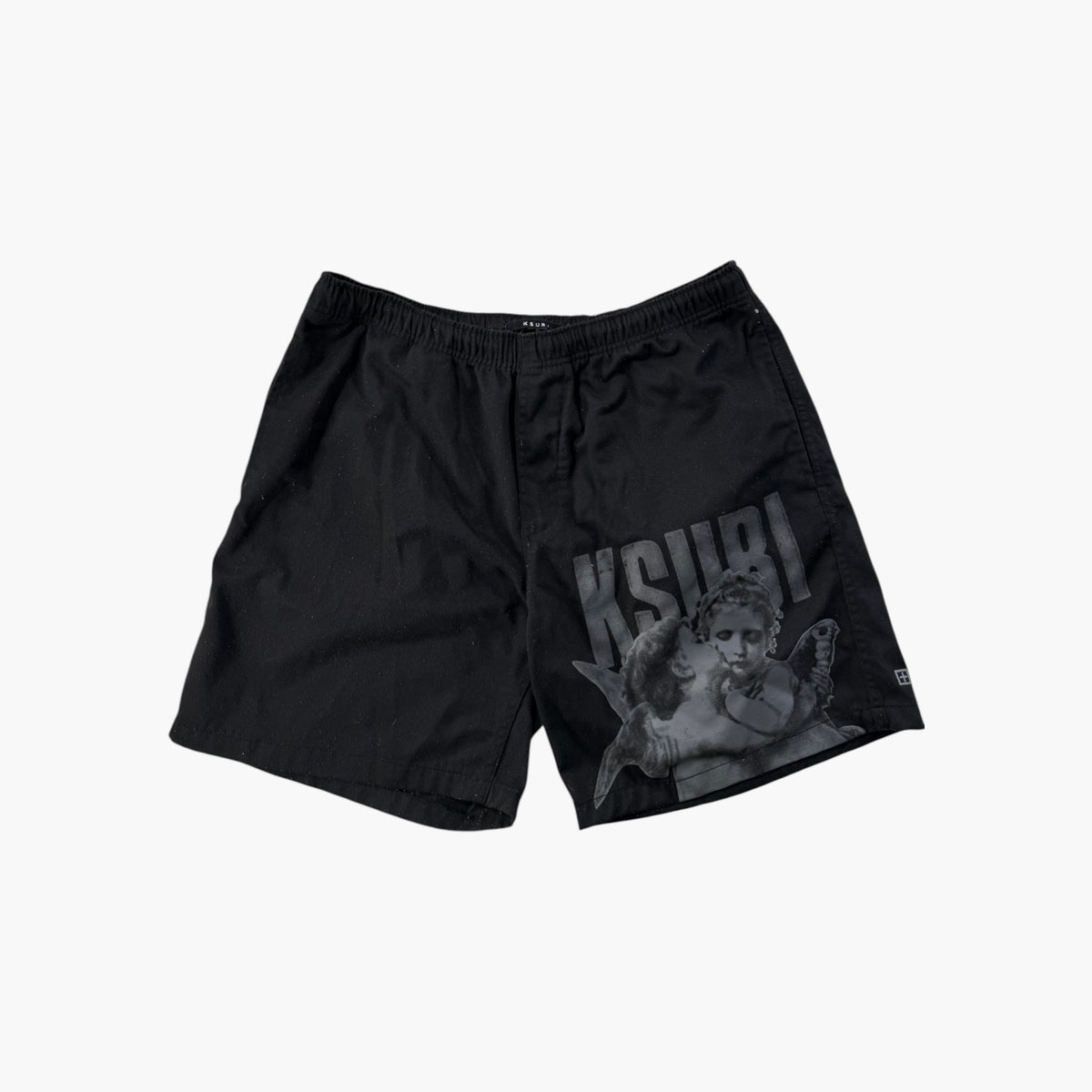 Ksubi Black Cherub Shorts