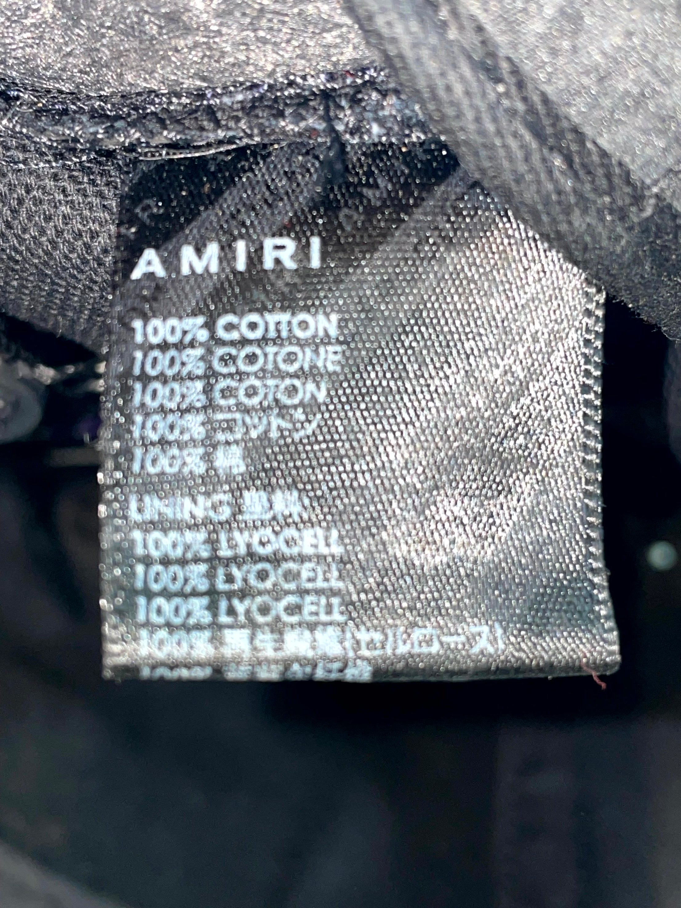 Amiri MA Trucker Black & Blue Hat