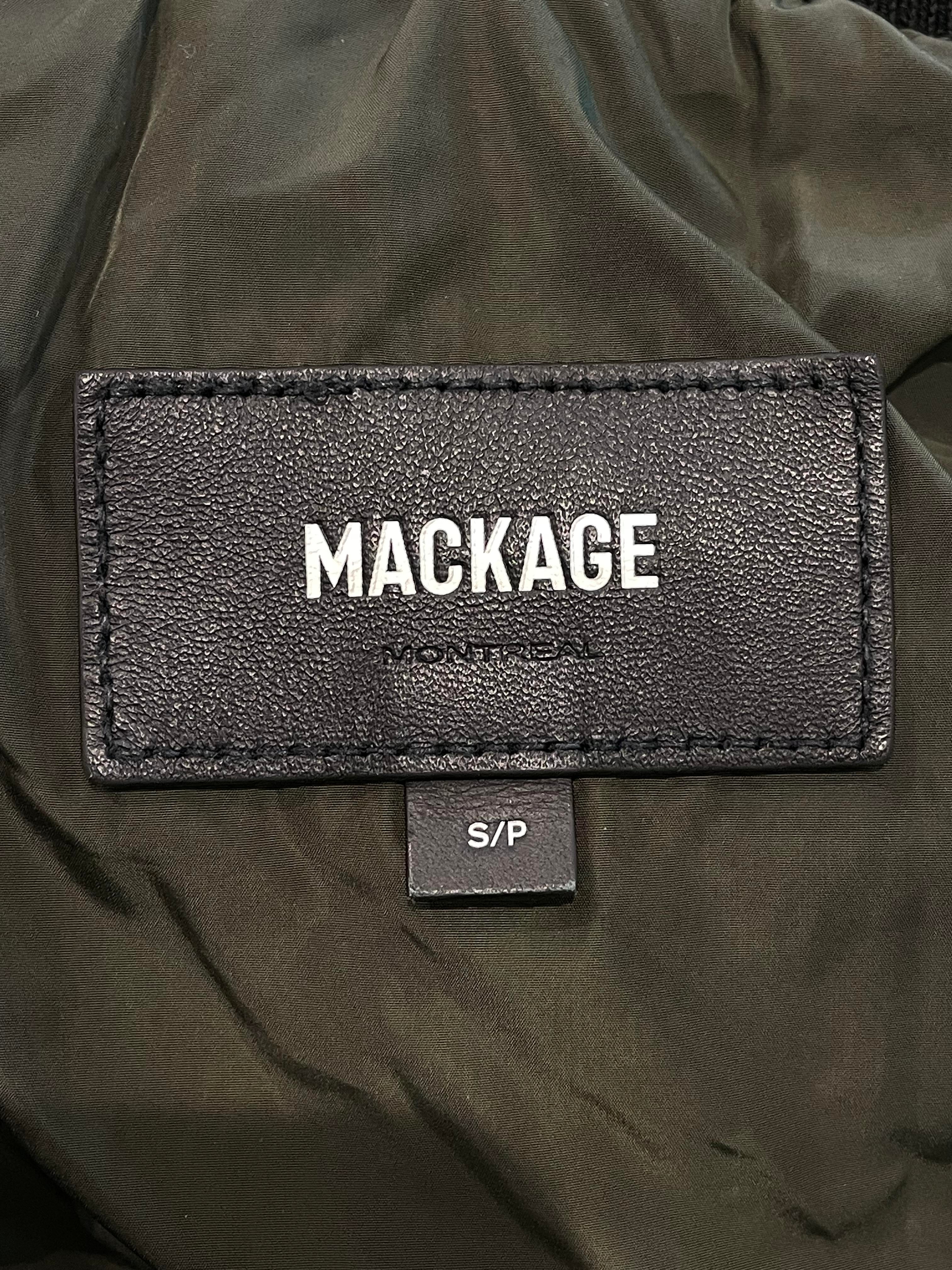 Mackage Dark Olive Puffer Coat