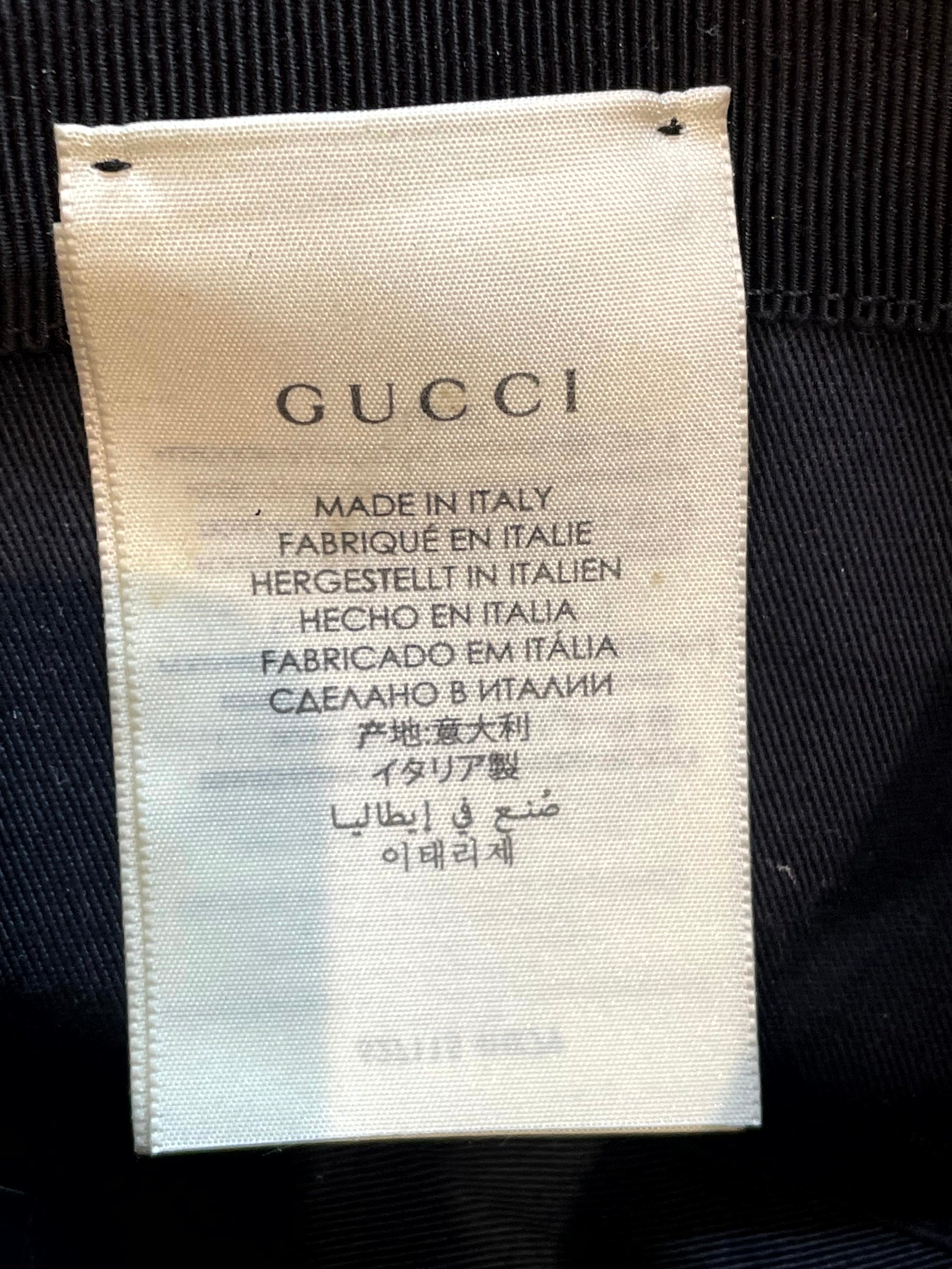 Gucci Monogram Bucket Orange Cap
