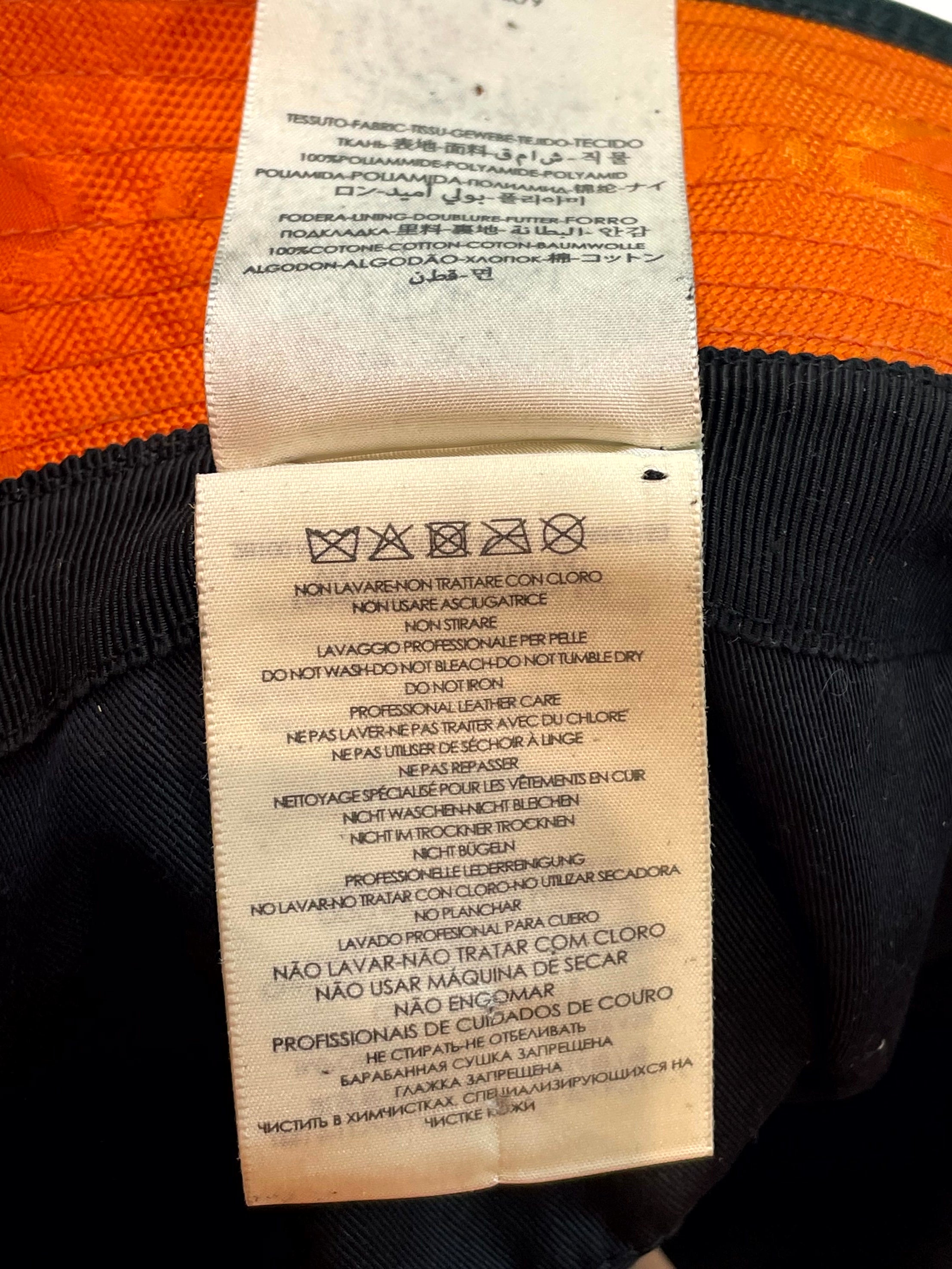 Gucci Bucket Monogram Orange Hat