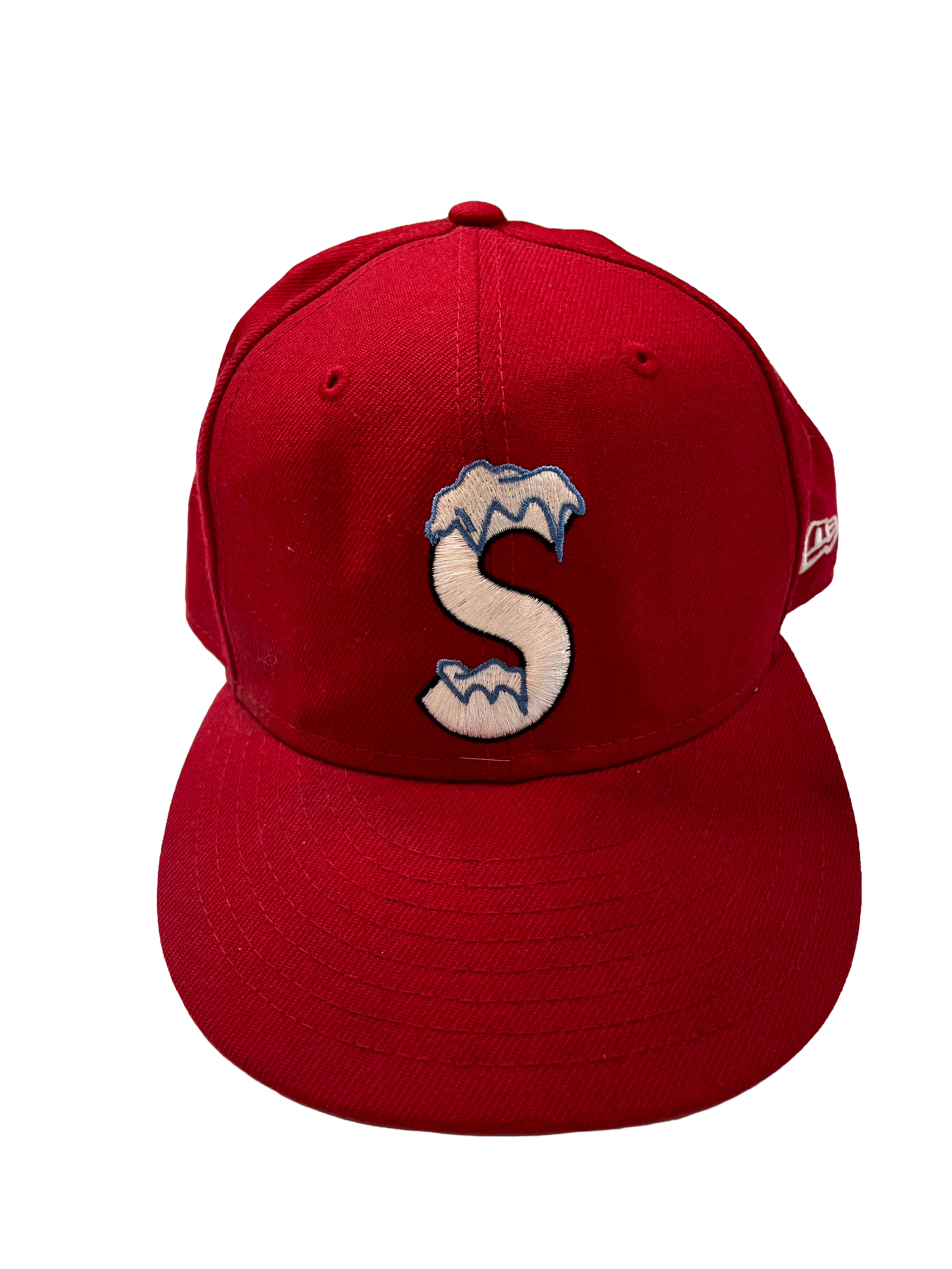 Supreme Red Ice Fitted Cap (7 1-2) Used