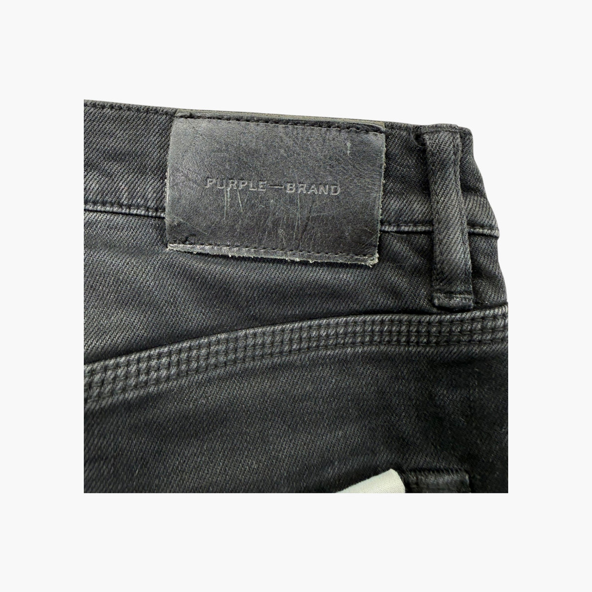Purple Brand Black Wash Plain Jeans